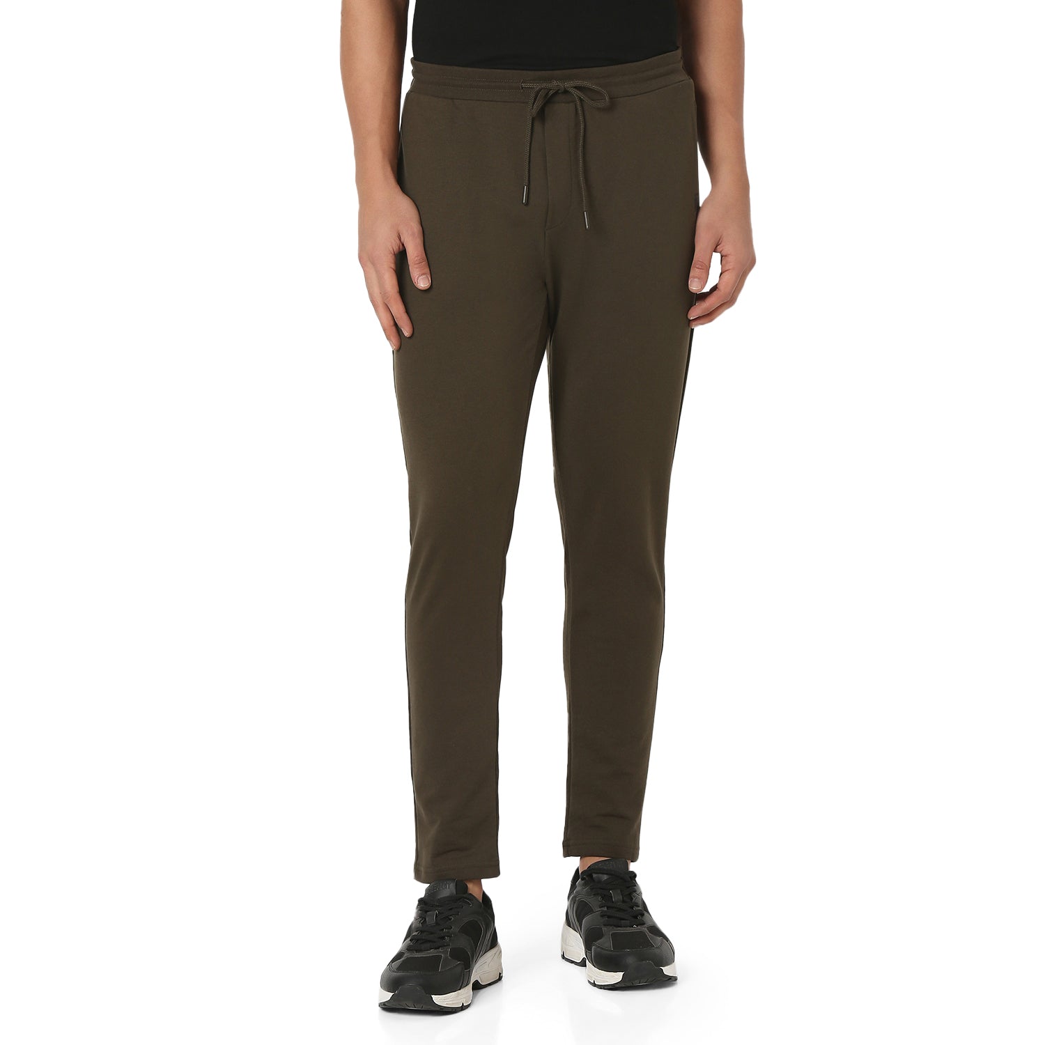 UnderJeans by Spykar Men Basic Military Green Lounge Pants