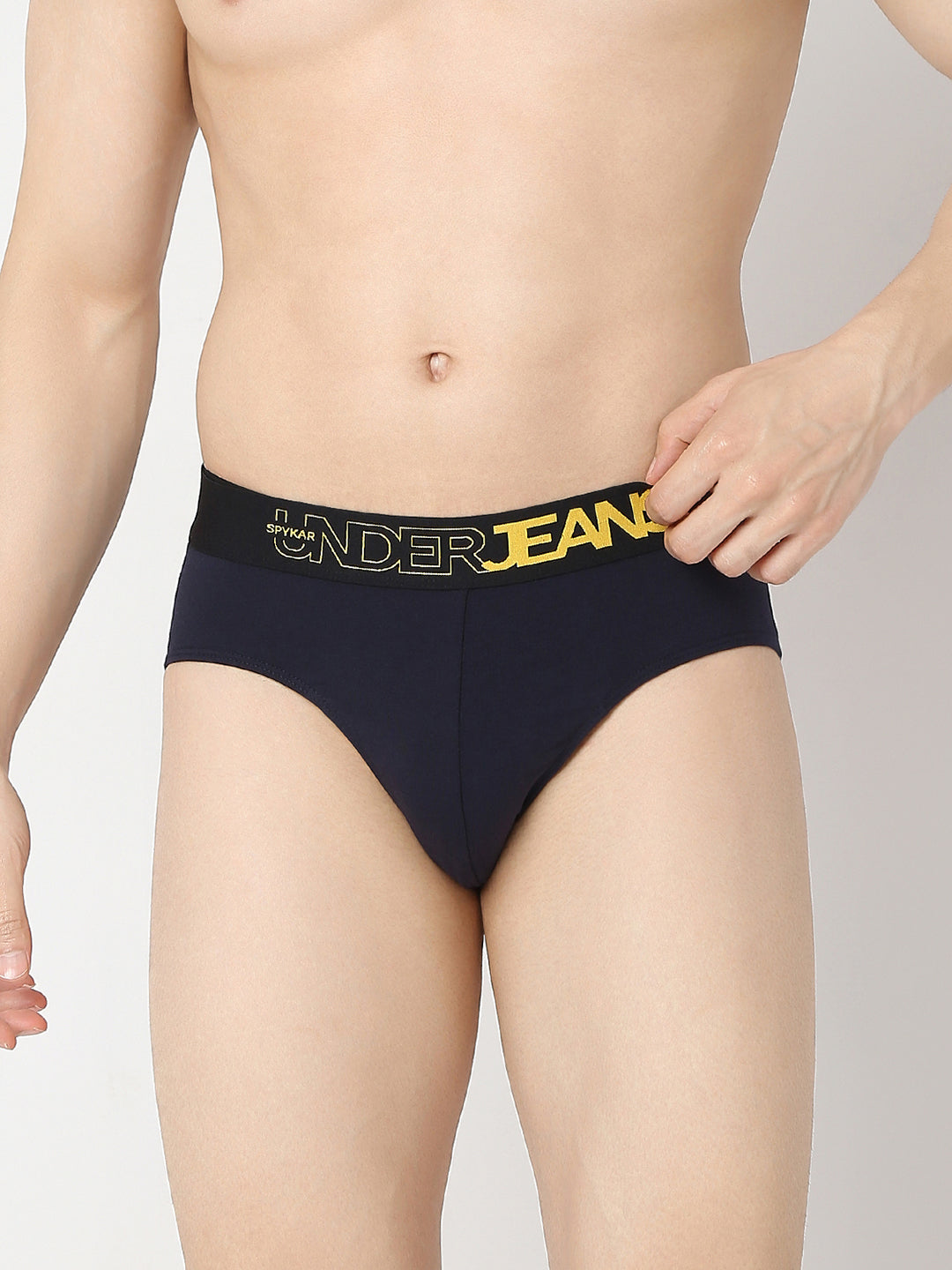 Underjeans by Spykar Men Navy & Olive Brief