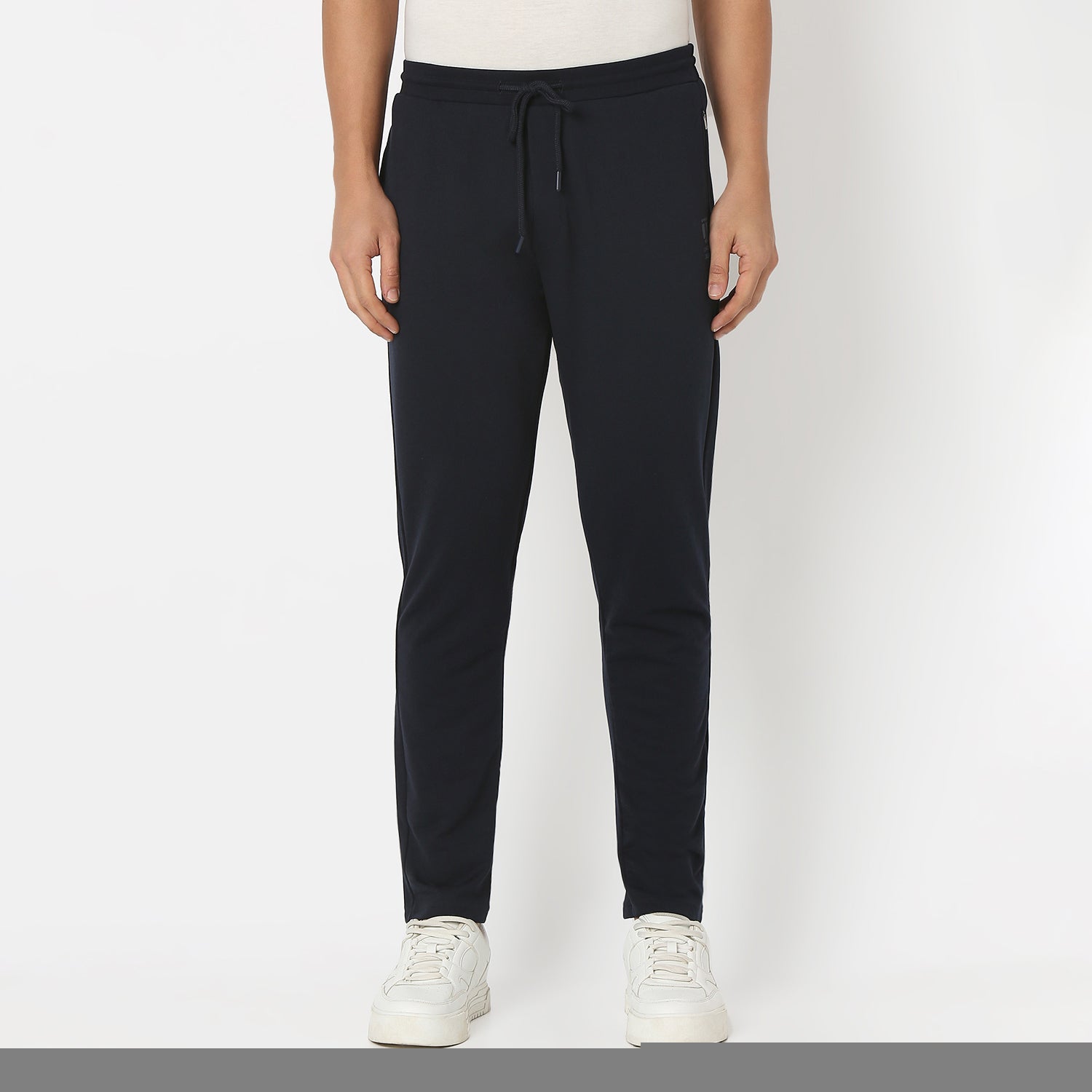 UnderJeans by Spykar Men Basic Navy1 Lounge Pants