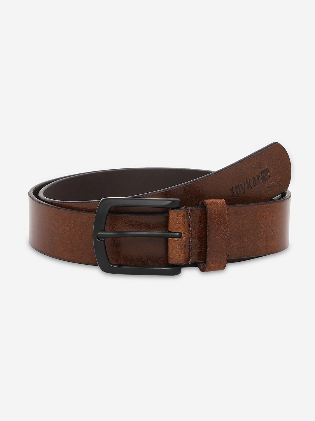 Spykar Men Tan Genuine Leather Belt