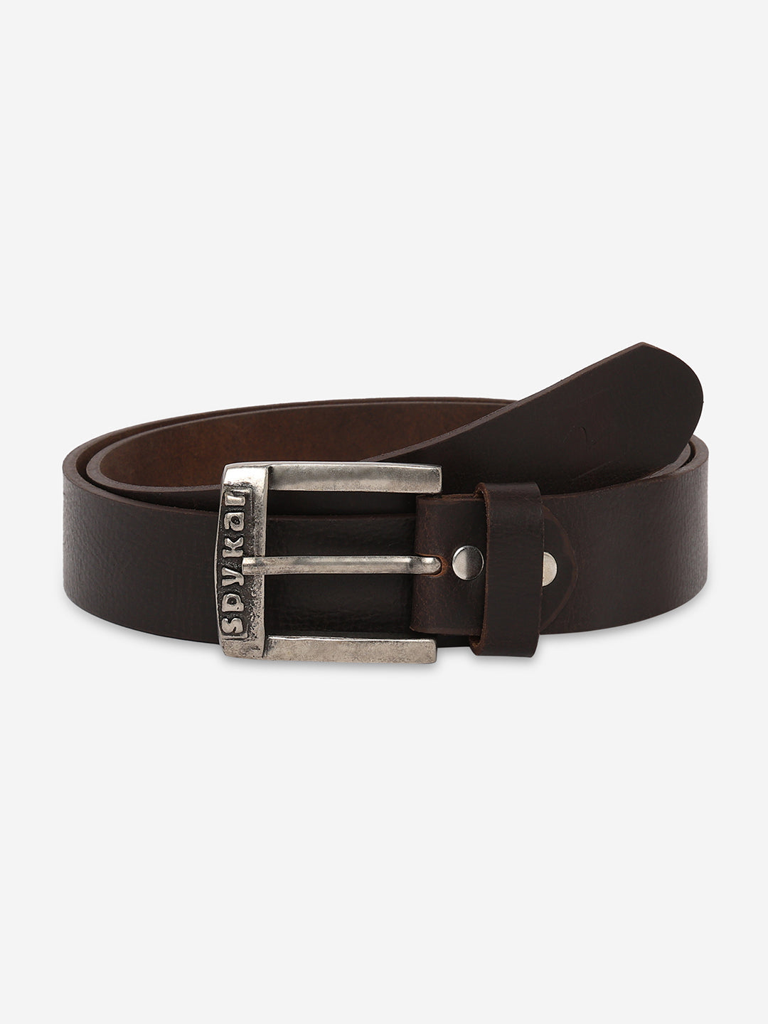 Spykar Men Brown Genuine Leather Belt