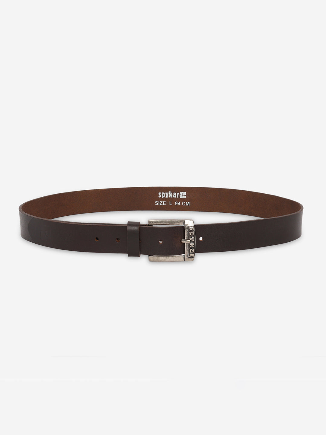 Spykar Men Brown Genuine Leather Belt
