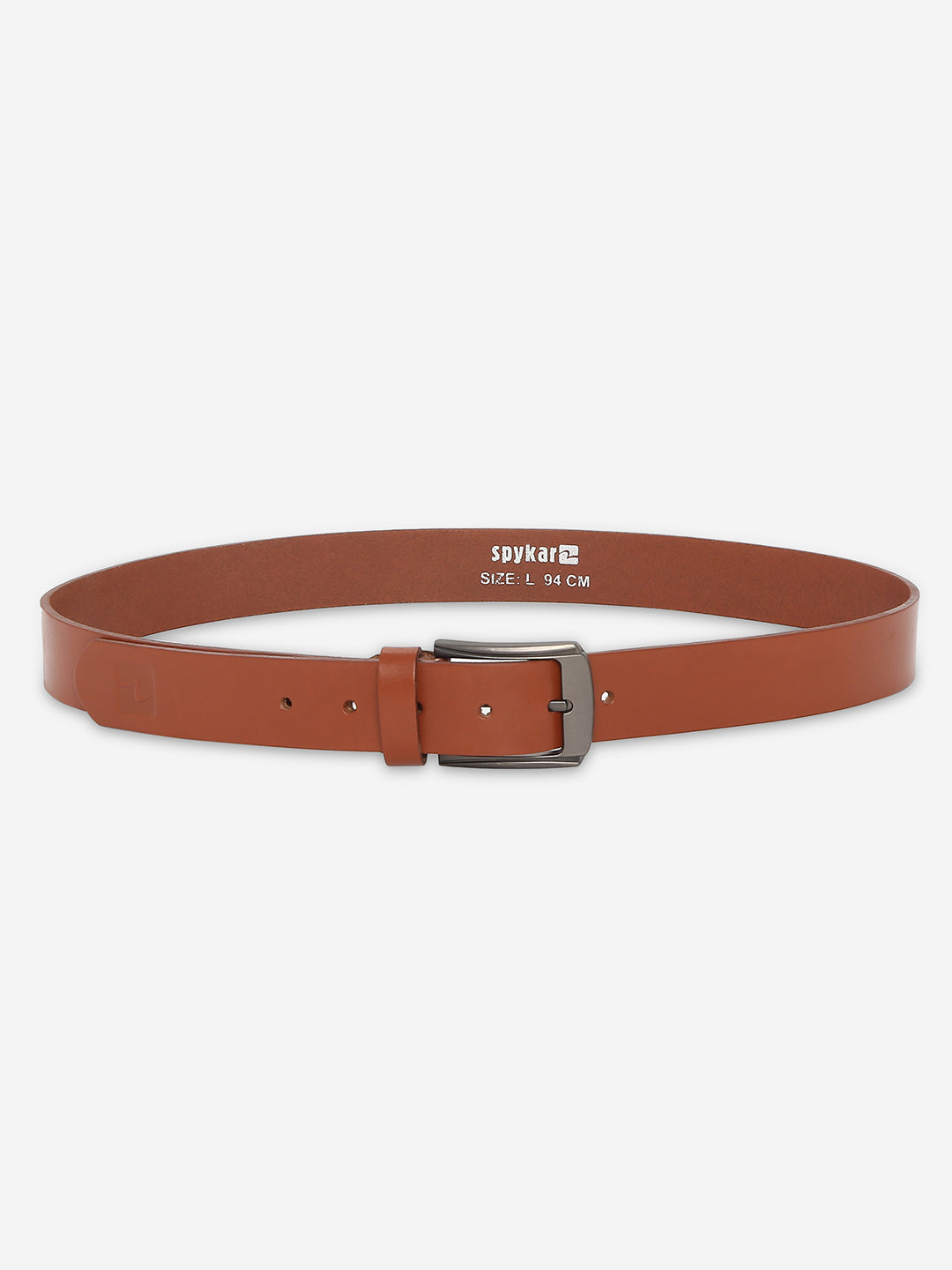 Spykar Men Tan Genuine Leather Belt