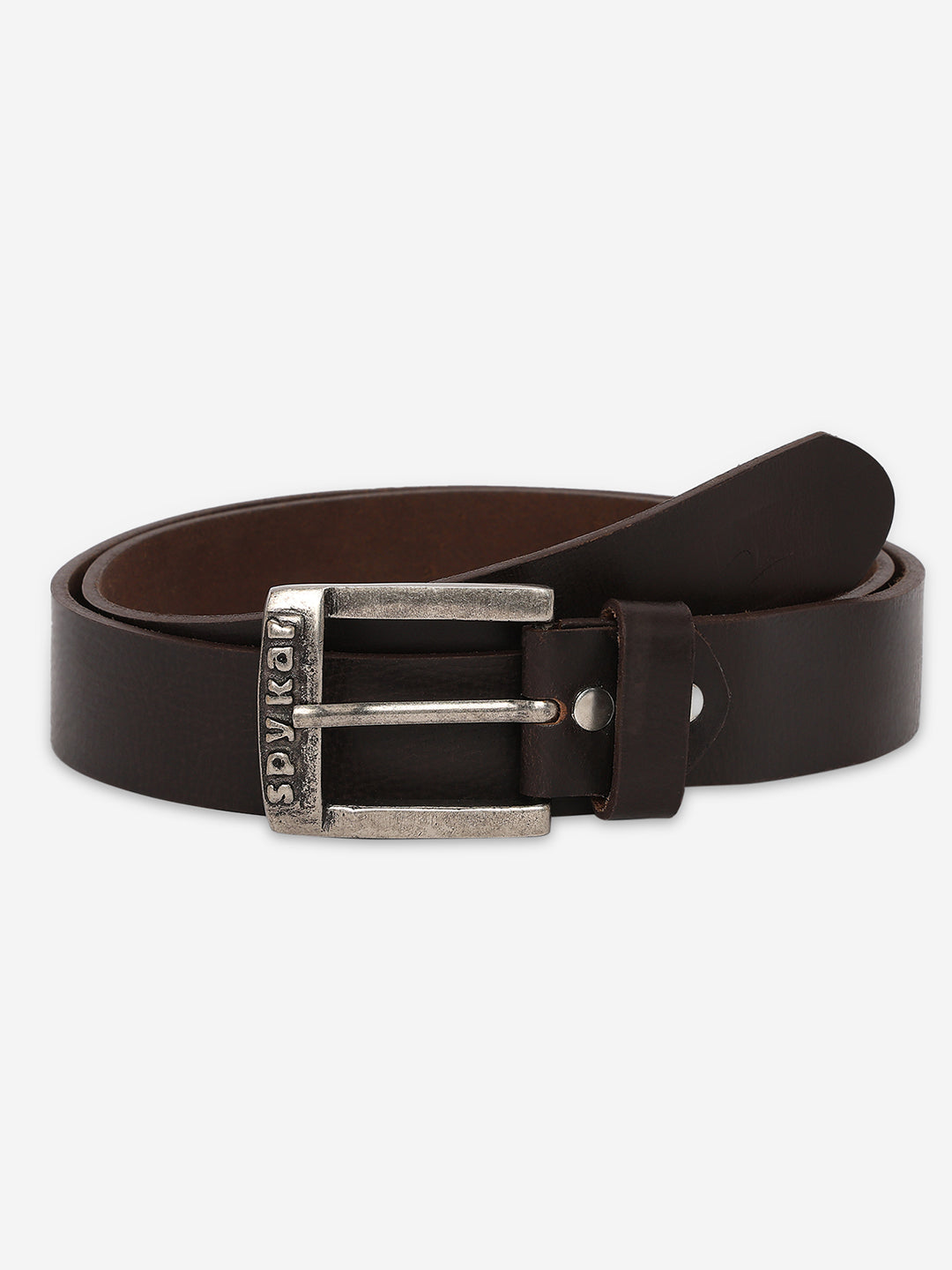 Spykar Men Brown Genuine Leather Belt
