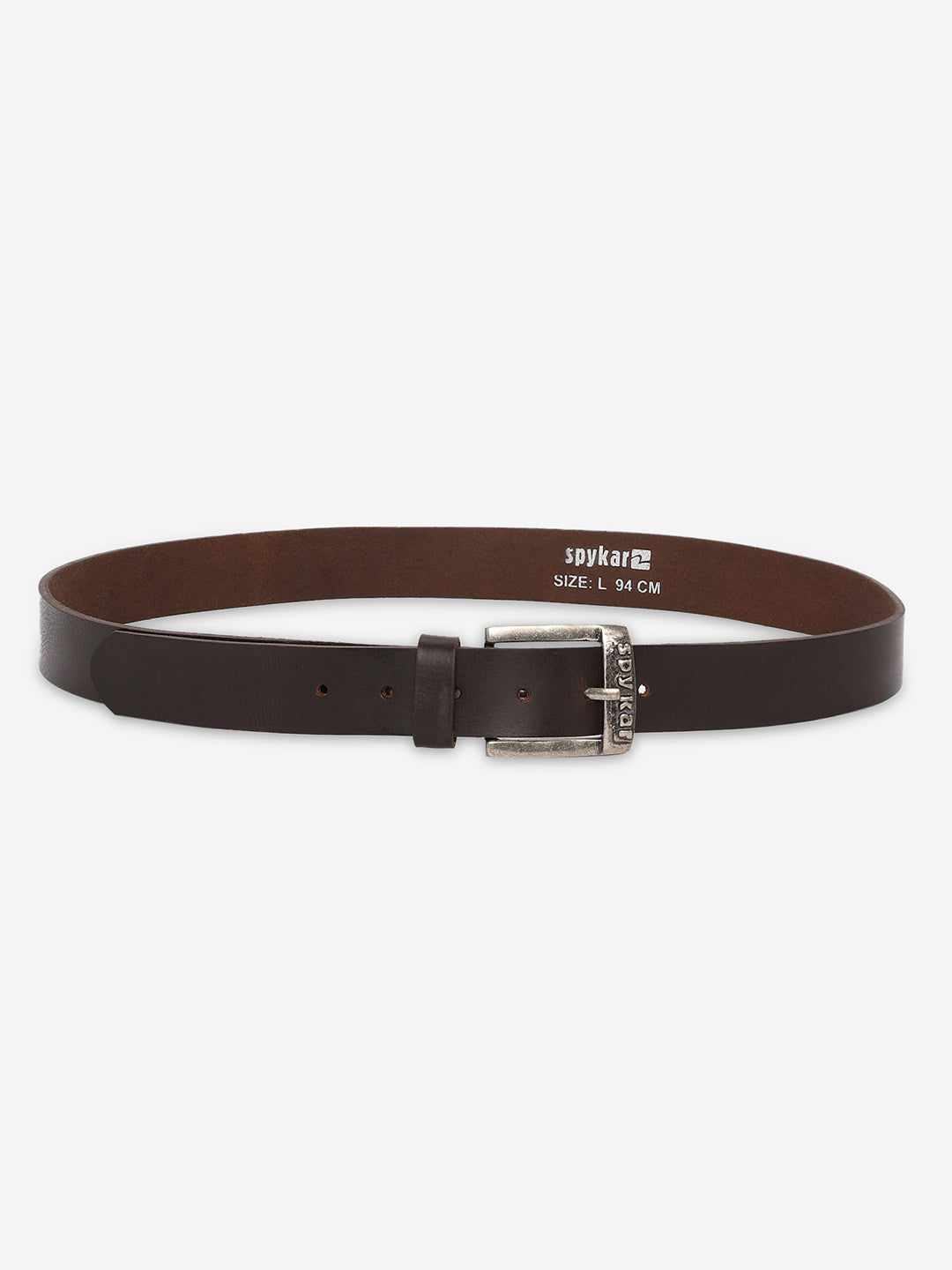 Spykar Men Brown Genuine Leather Belt
