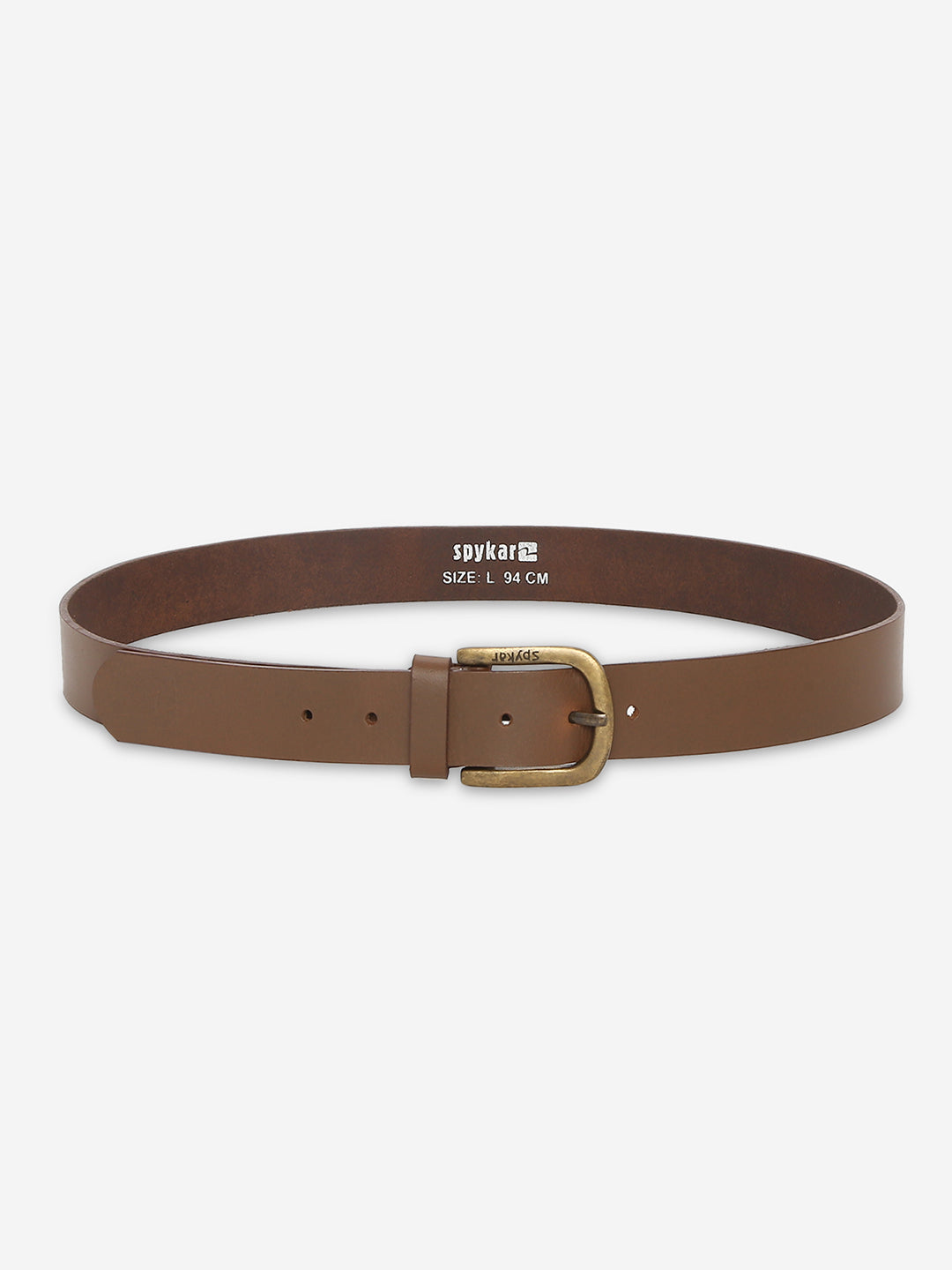 Spykar Men Brown Genuine Leather Belt