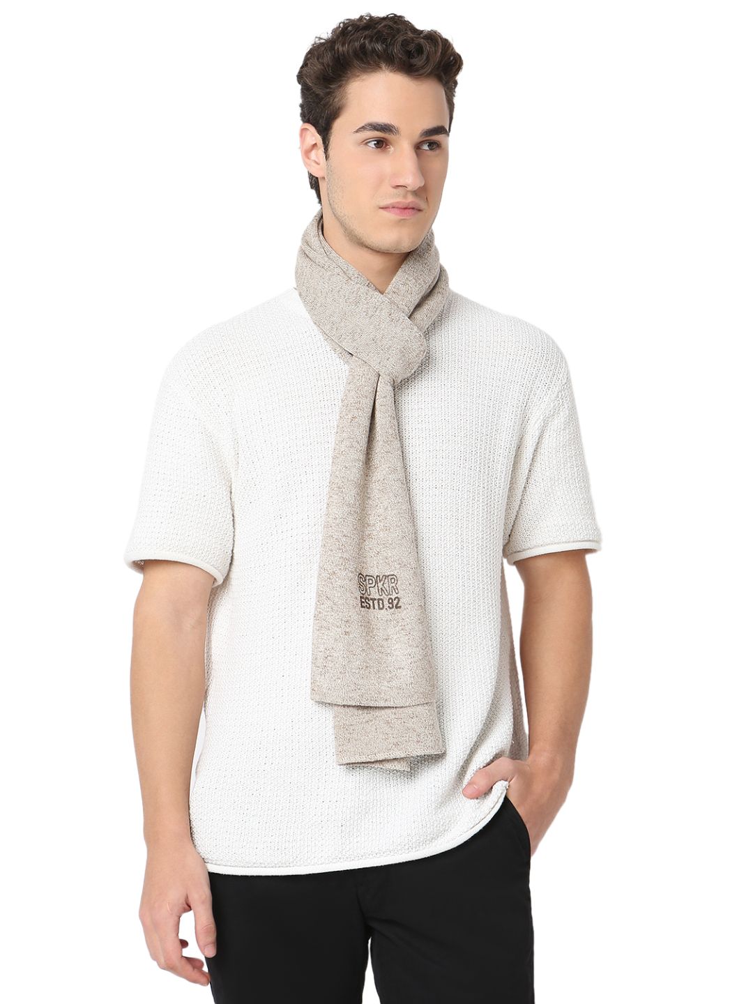 Spykar Camel Muffler for Men