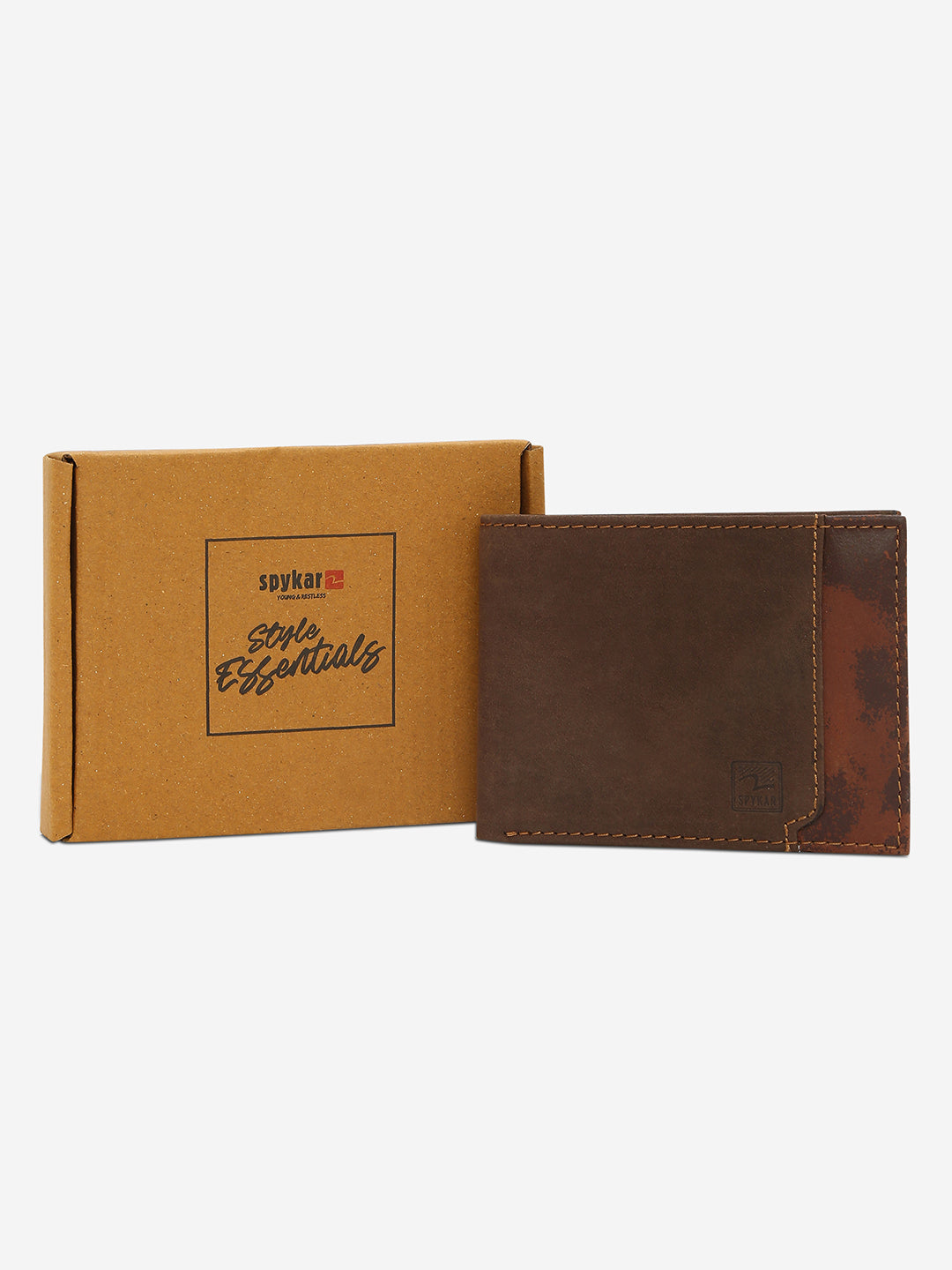 Spykar Men Wine Leather Wallet