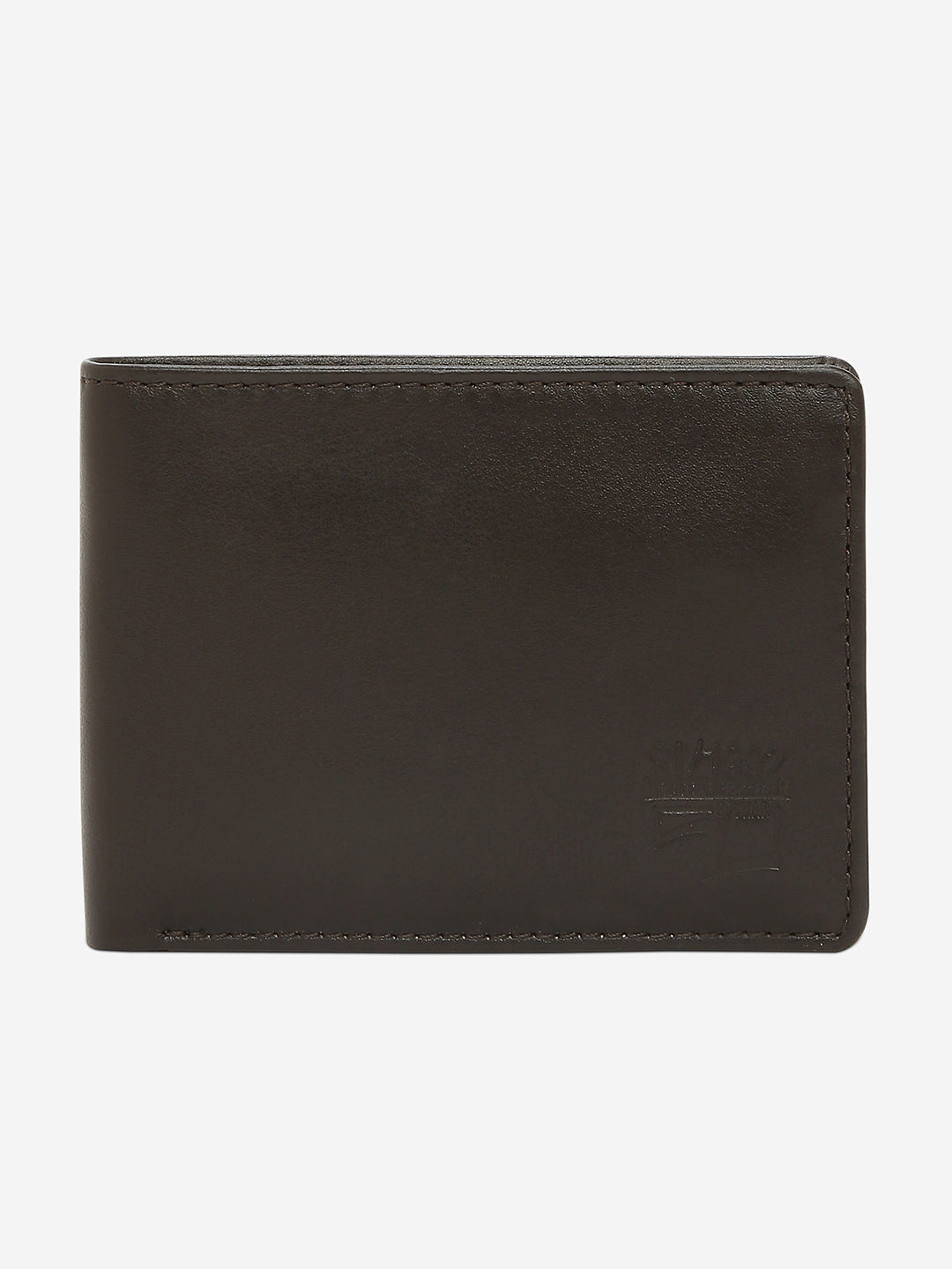 Spykar Men Brown Leather Wallet