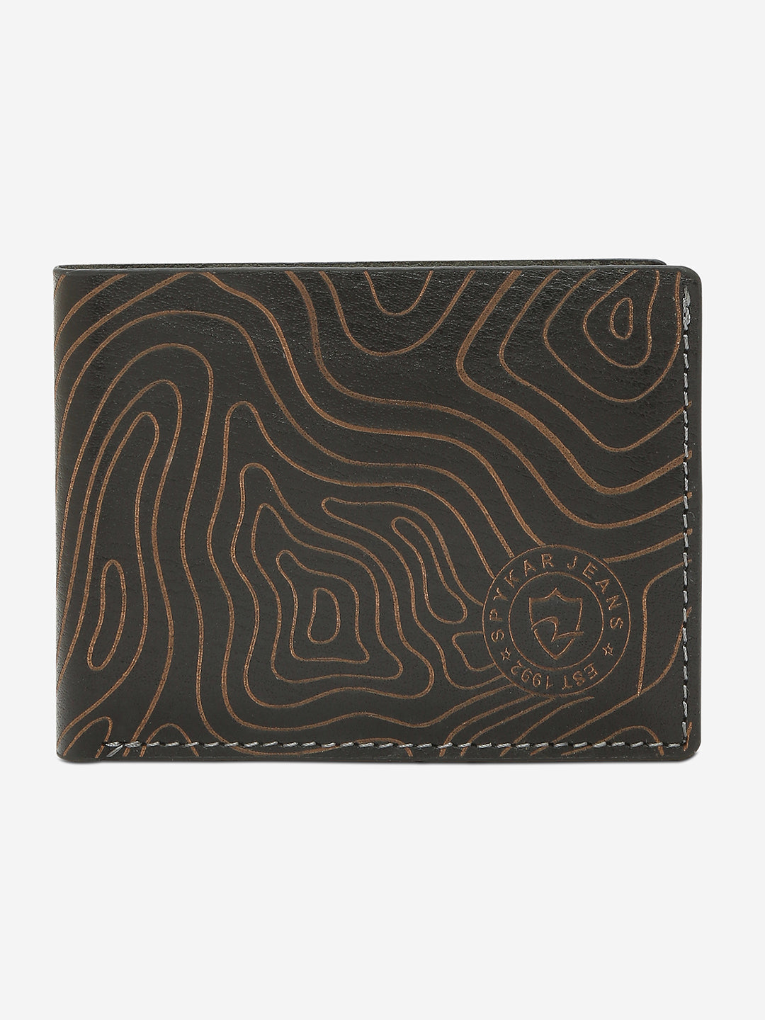 Spykar Men Black Leather Wallet