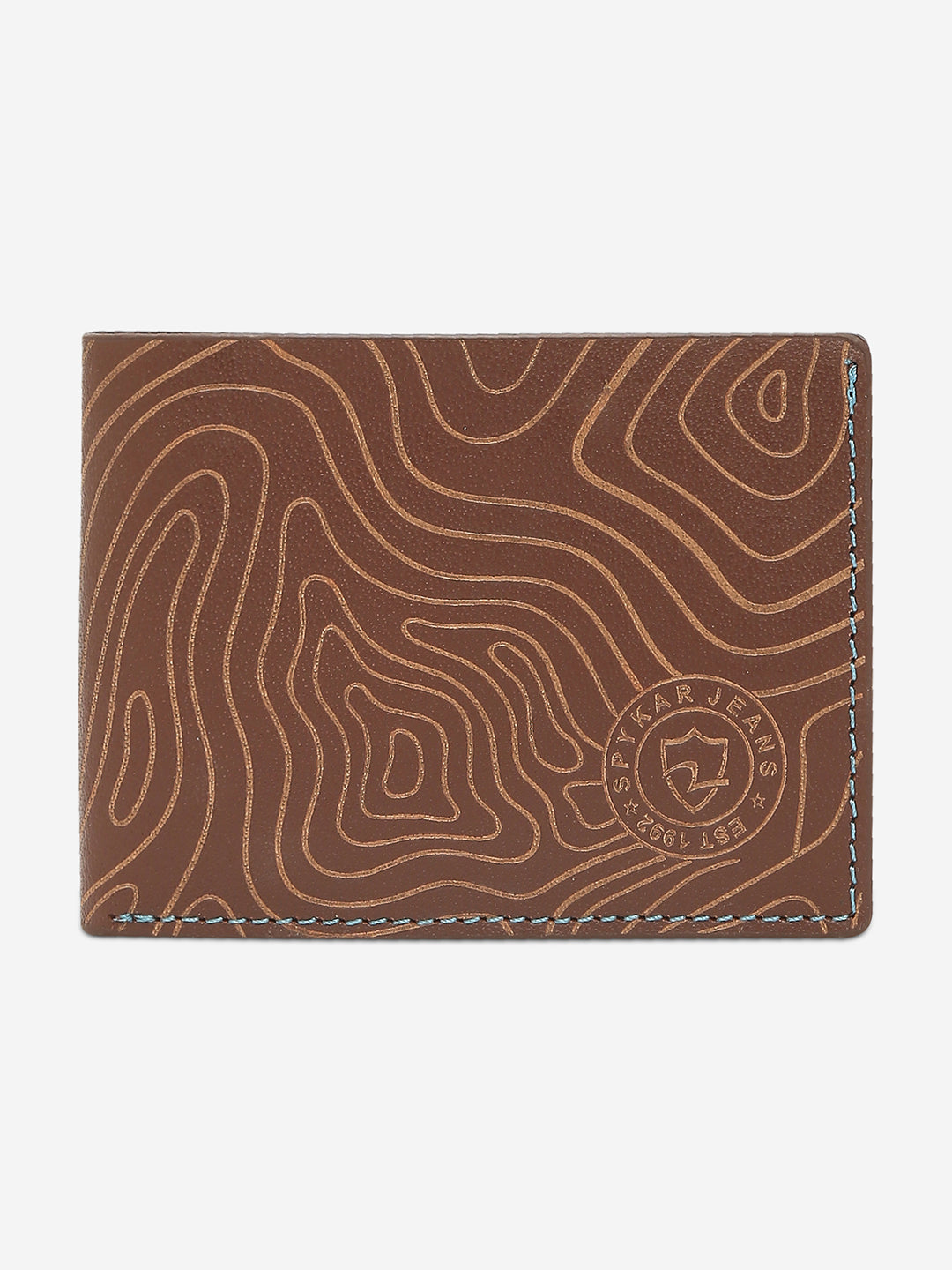 Spykar Men Brown Leather Wallet