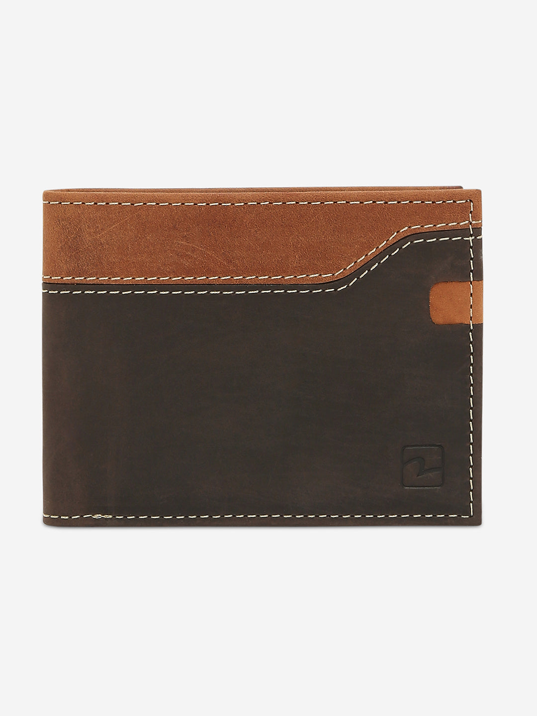 Spykar Men Brown Leather Wallet