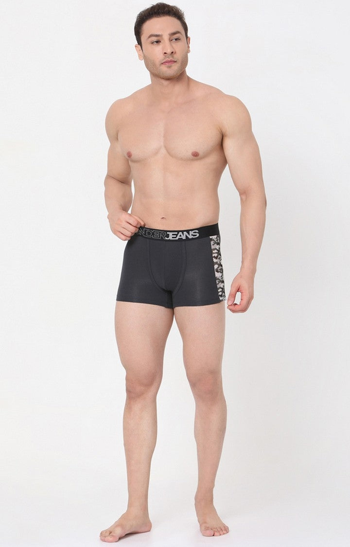 Underjeans by Spykar Men Grey Trunk