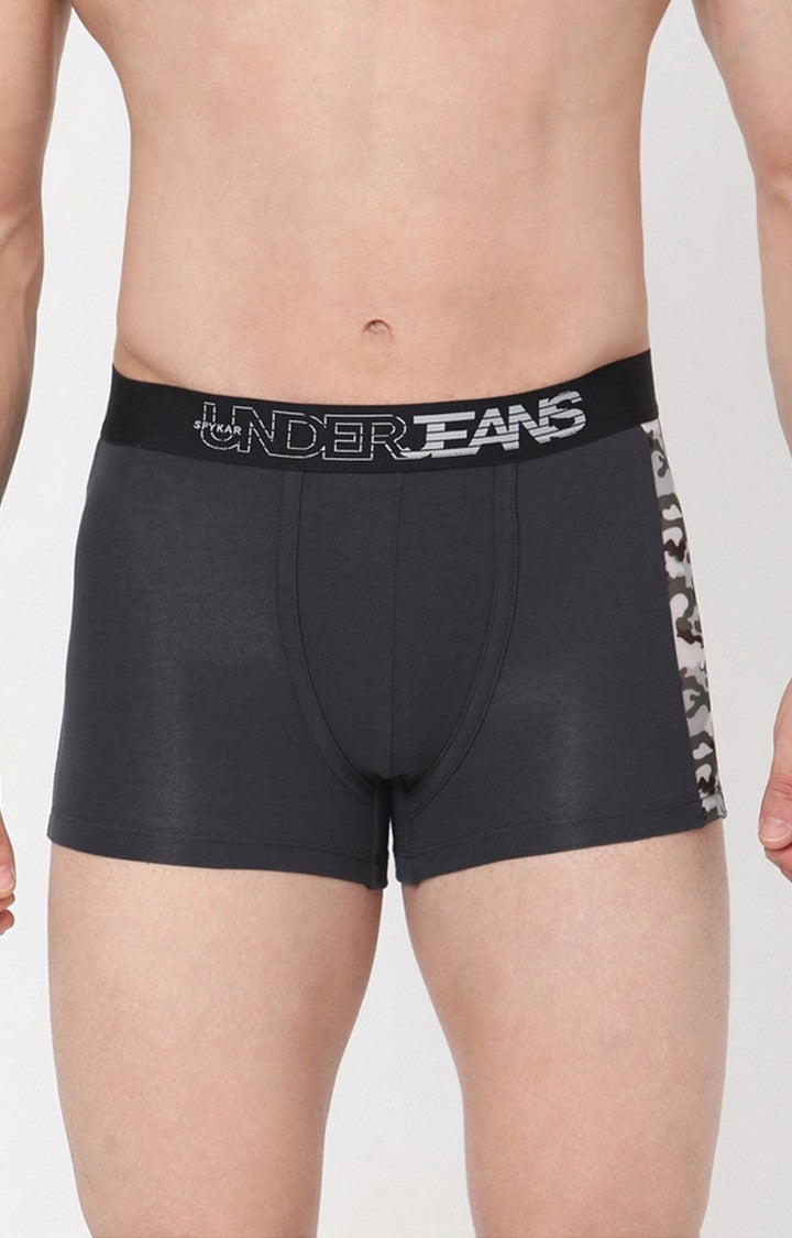 Underjeans by Spykar Men Grey Trunk