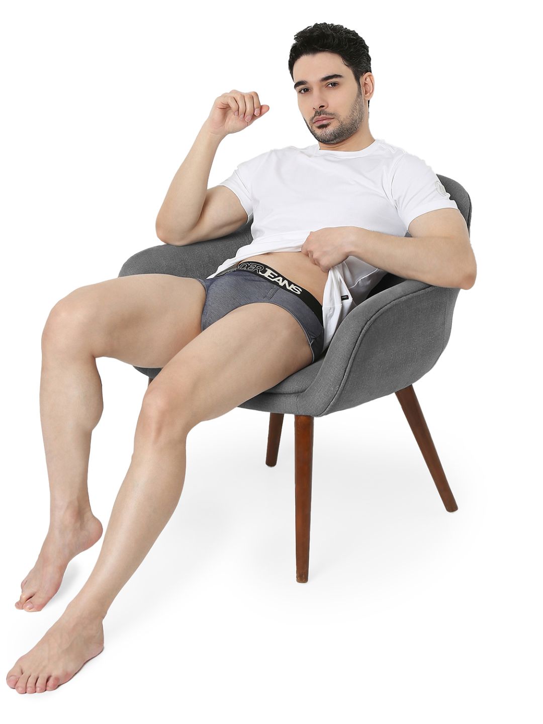 Underjeans by Spykar Dark Blue Brief