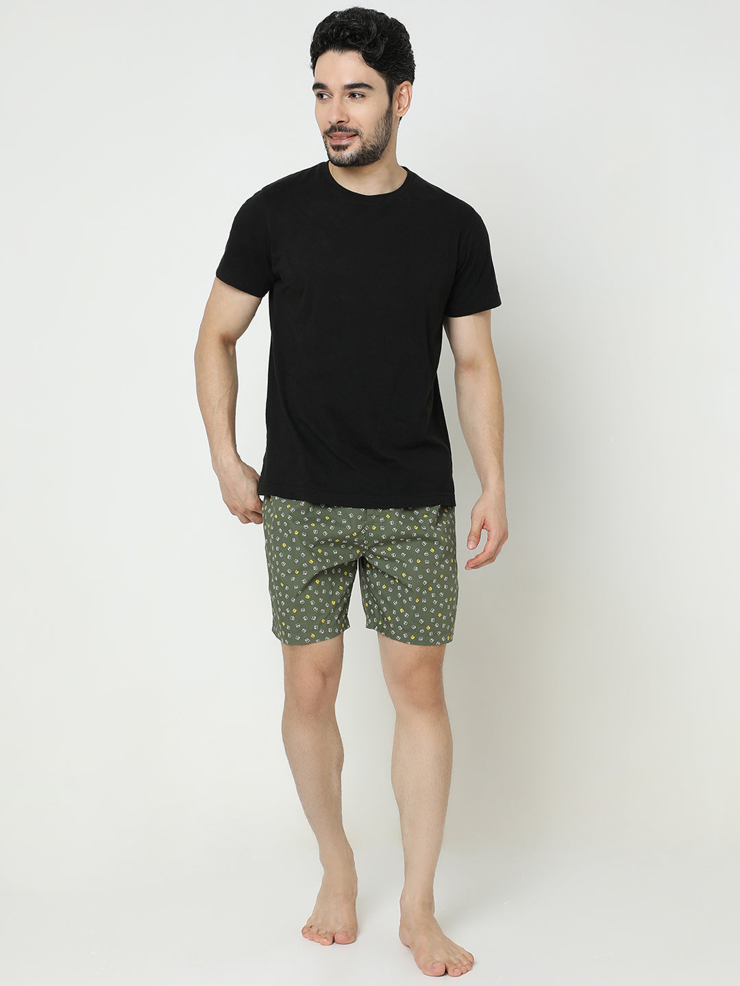 Underjeans by Spykar Men Cotton Olive Boxers