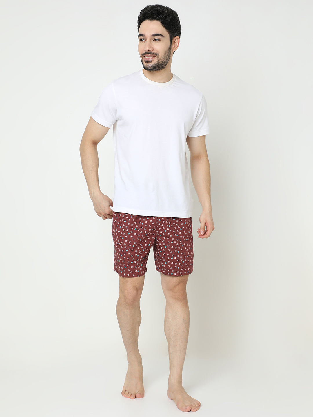 Underjeans by Spykar Men Cotton Wine Boxers