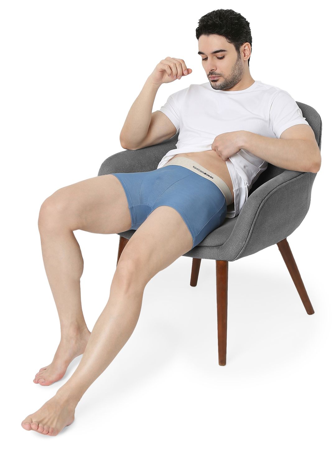 Underjeans by Spykar MD Blue Trunk