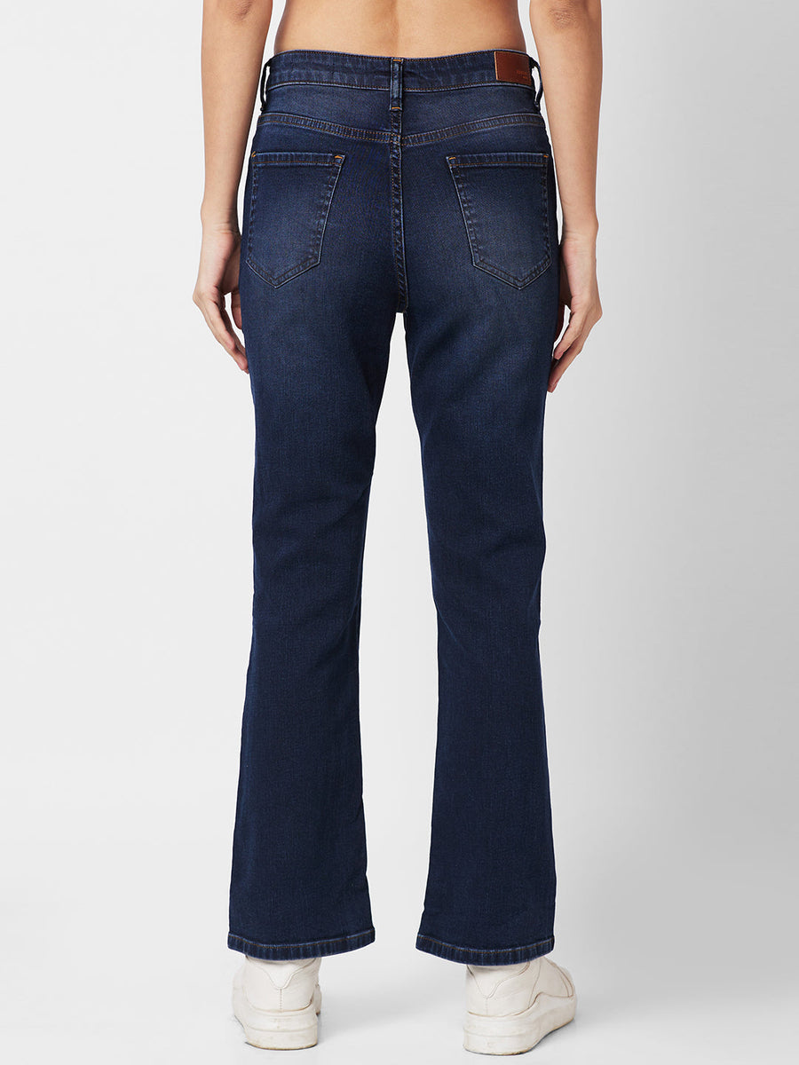 Buy Spykar Women Mid-Rise Bootcut Light Fade Stretchable Jeans Online