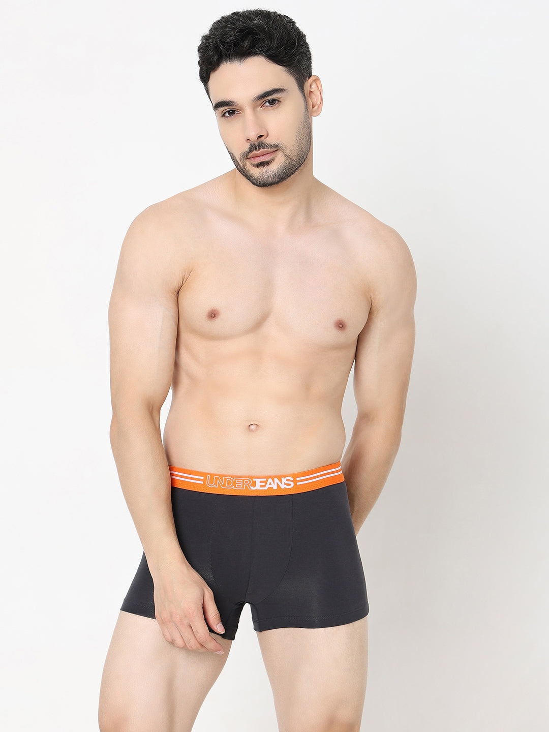 Underjeans by Spykar Men Dark Grey Trunk