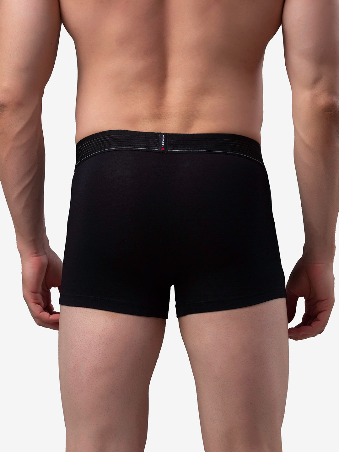 Men Cotton Blend Trunk Pack Of 2- Underjeans By Spykar