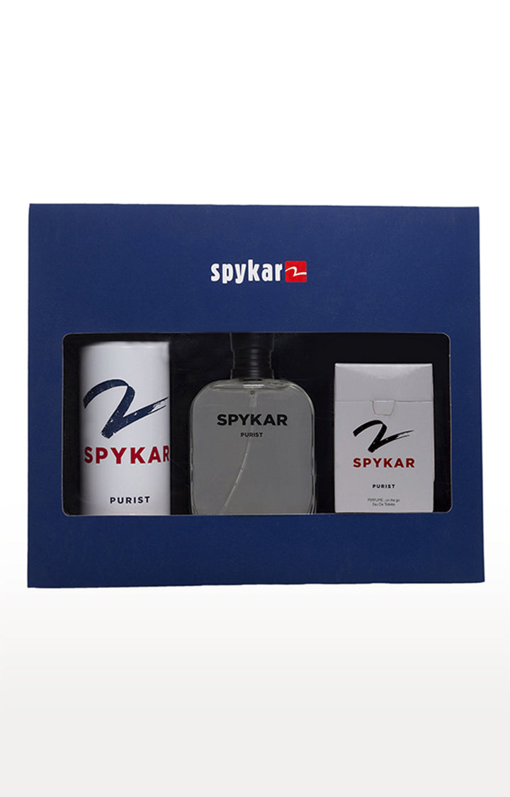 Spykar Purist Perfume Deodorant & Pocket Perfume Combo - Pack Of 3