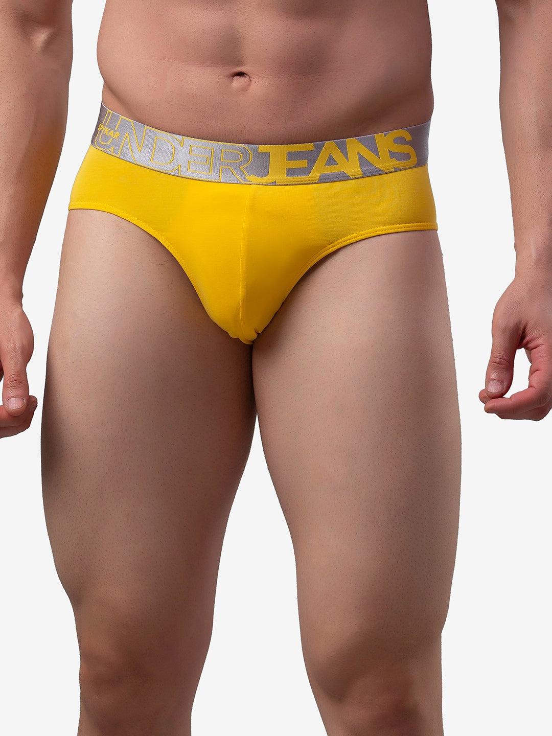 Men Cotton Blend Brief Pack Of 1- Underjeans By Spykar