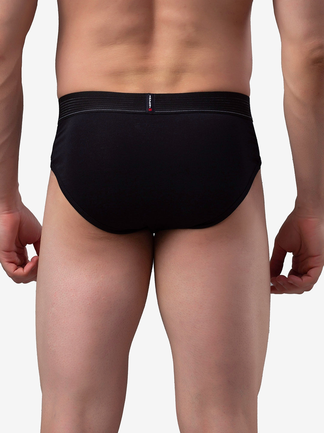 Men Cotton Blend Brief (Pack Of 2)- Underjeans By Spykar