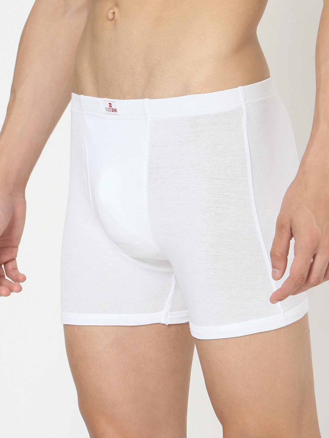 Underjeans By Spykar Men White Cotton Trunk