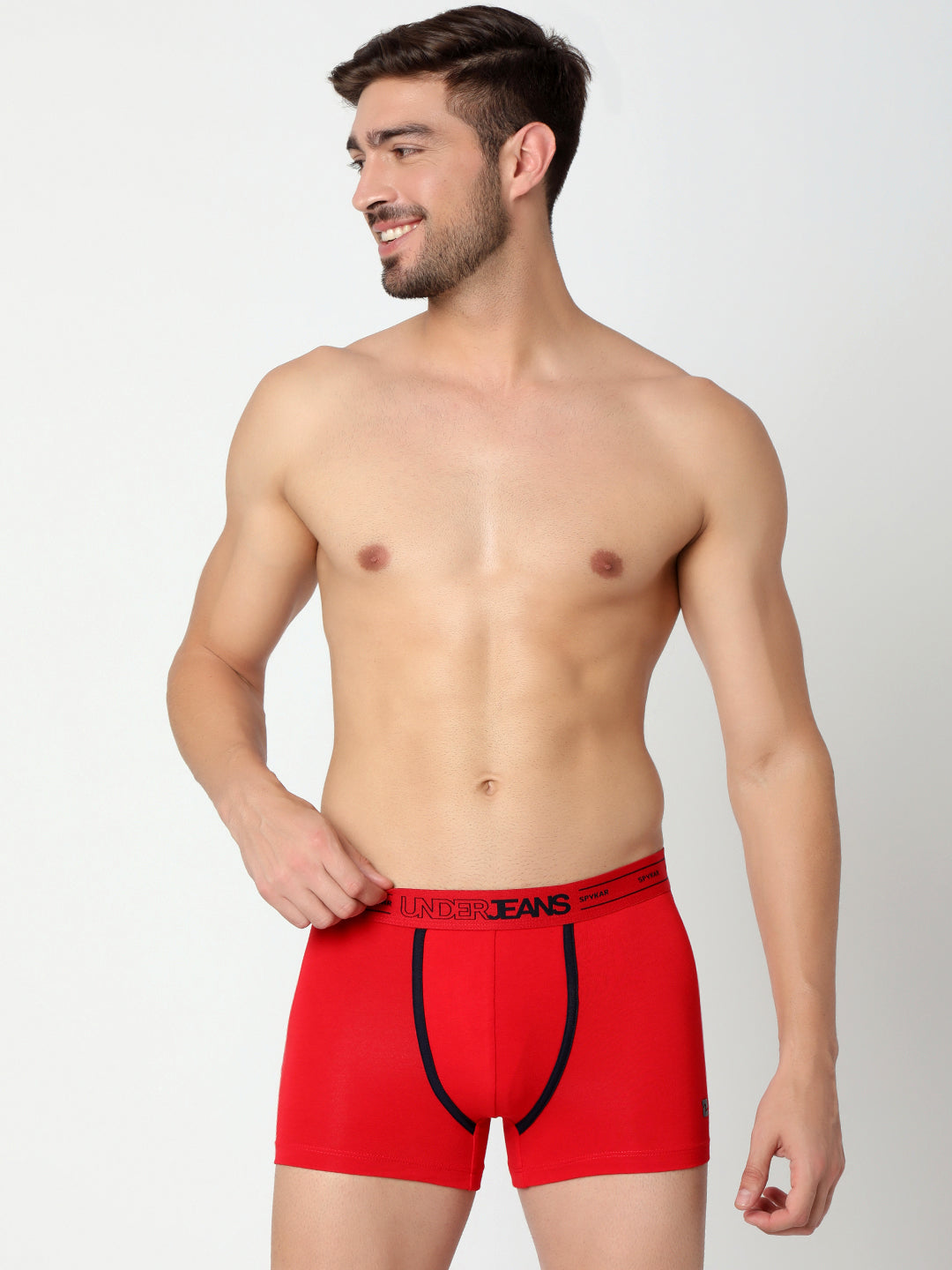 Underjeans By Spykar Men Assorted Cotton Blend Brief (Pack Of 2)