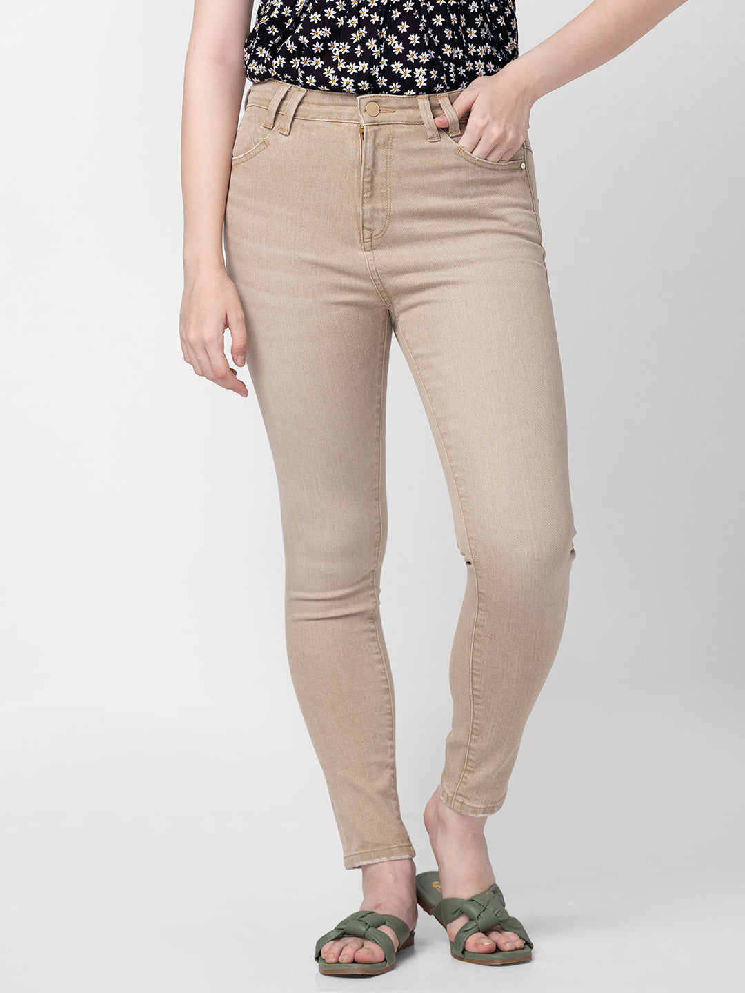 Spykar Women S and Cotton Super Skinny Ankle Length Jeans (Alexa)