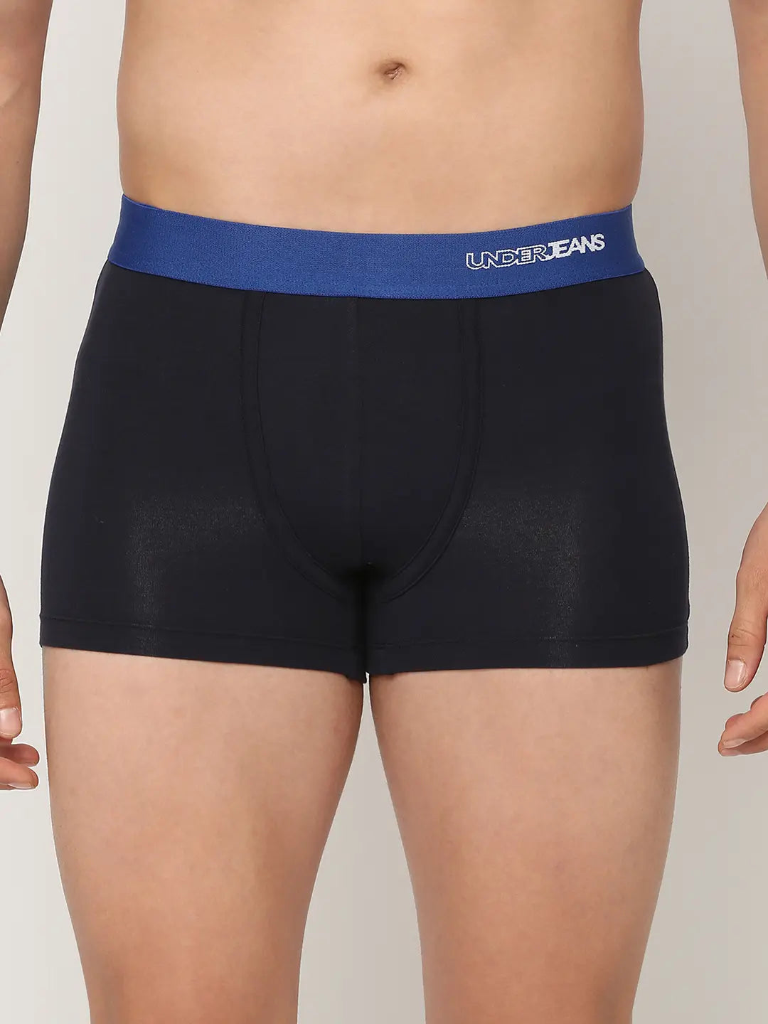 Men Assorted Cotton Blend Printed Trunk - Pack Of 3- Underjeans By Spykar