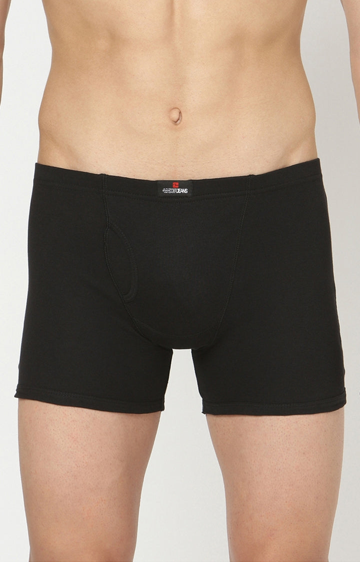Men Cotton Blend Trunk Pack Of 2- Underjeans By Spykar