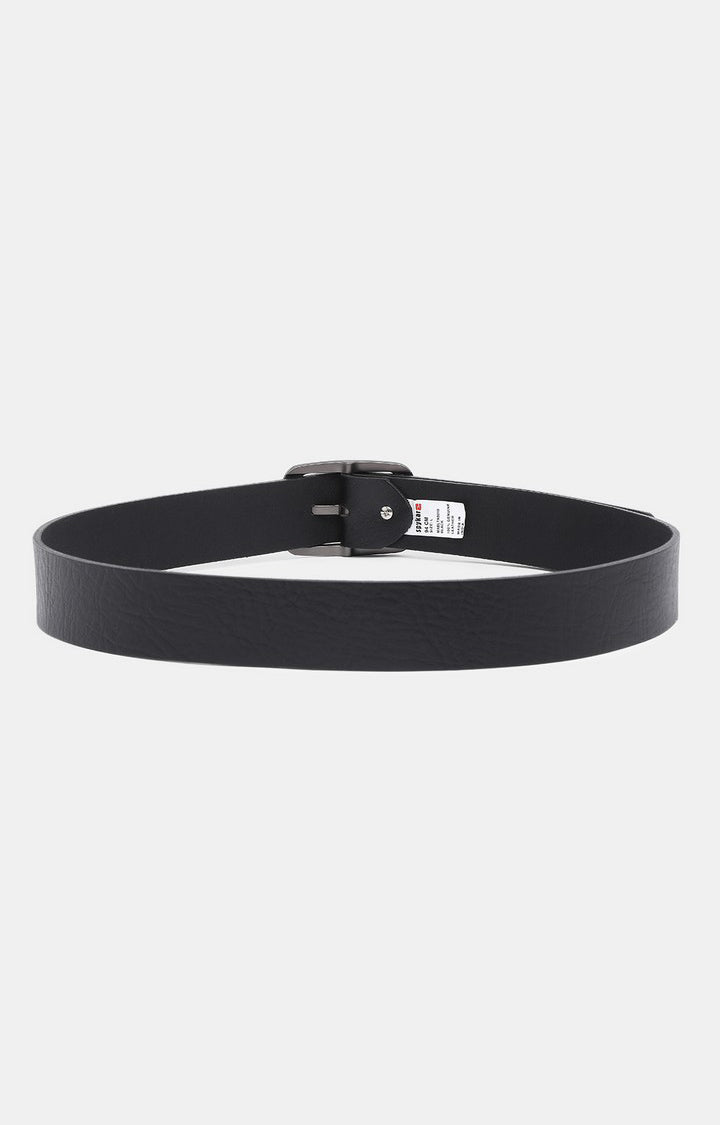 Spykar Men Leather Black Belt
