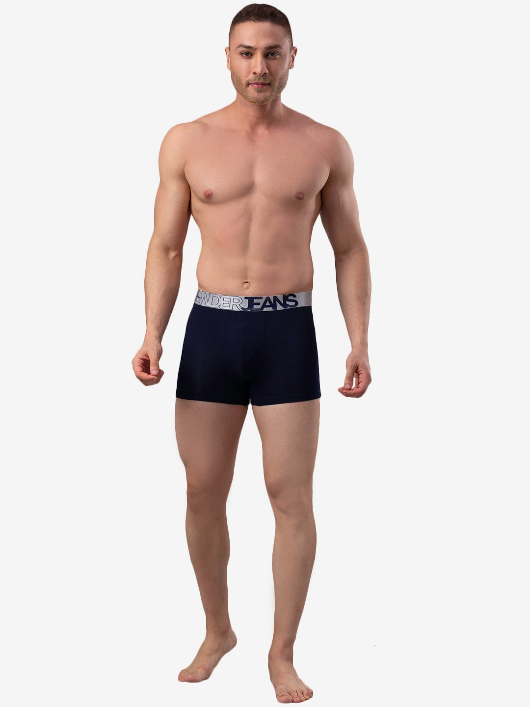 Men Cotton Blend Trunk Pack Of 1- Underjeans By Spykar