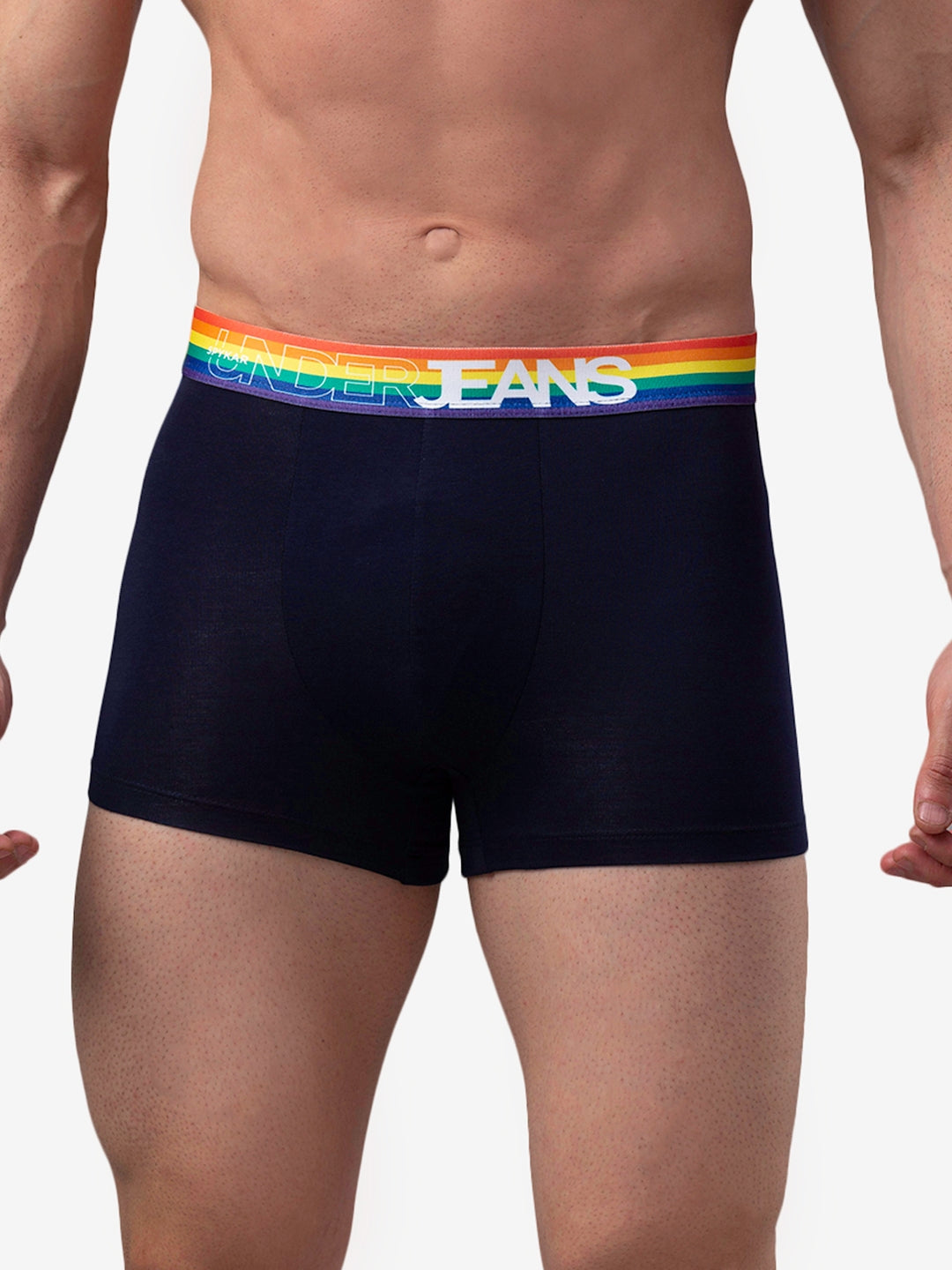 Men Cotton Blend Trunk Pack Of 1- Underjeans By Spykar