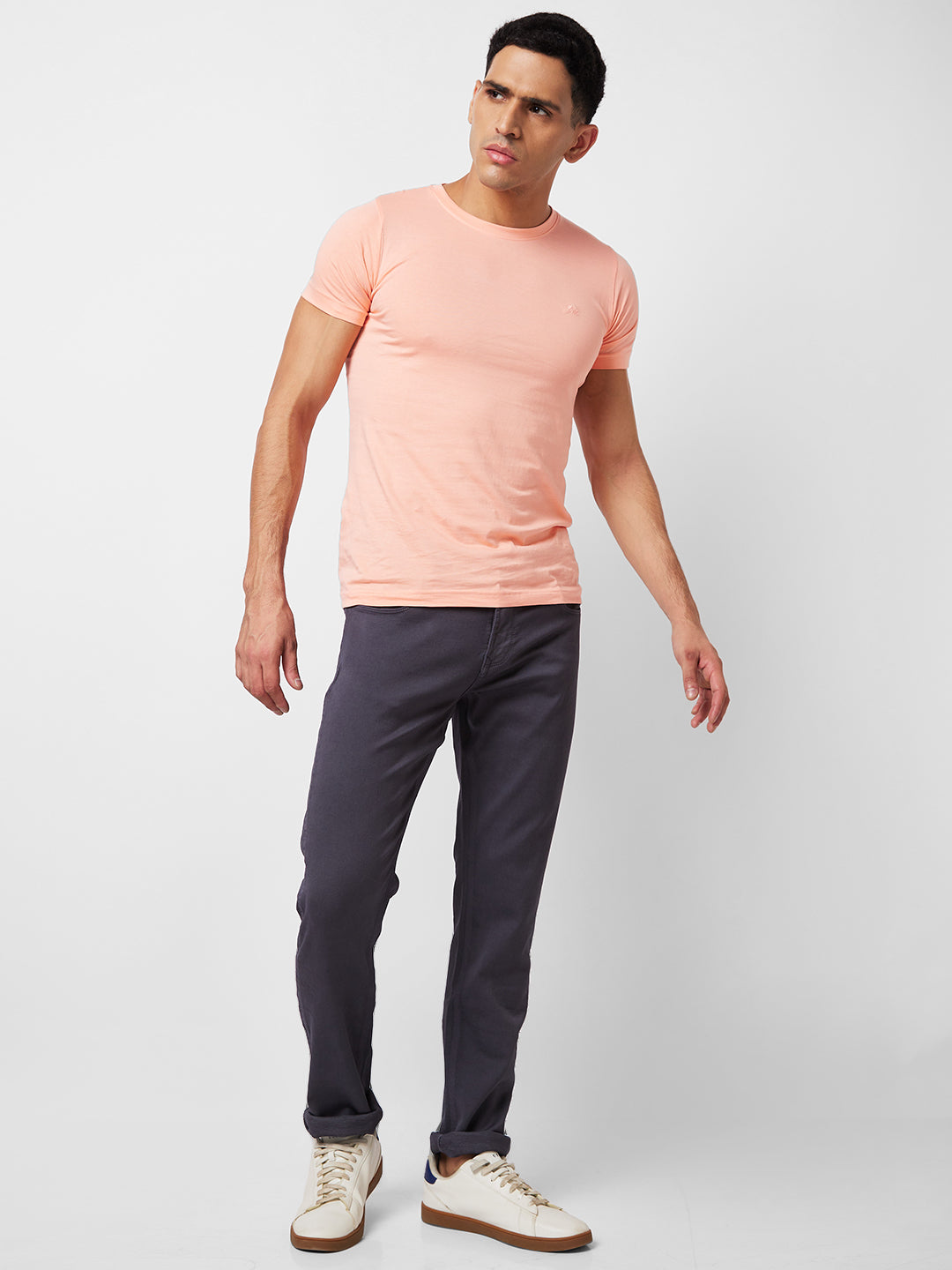 Spykar Low Rise Skinny Fit Grey Jeans For Men