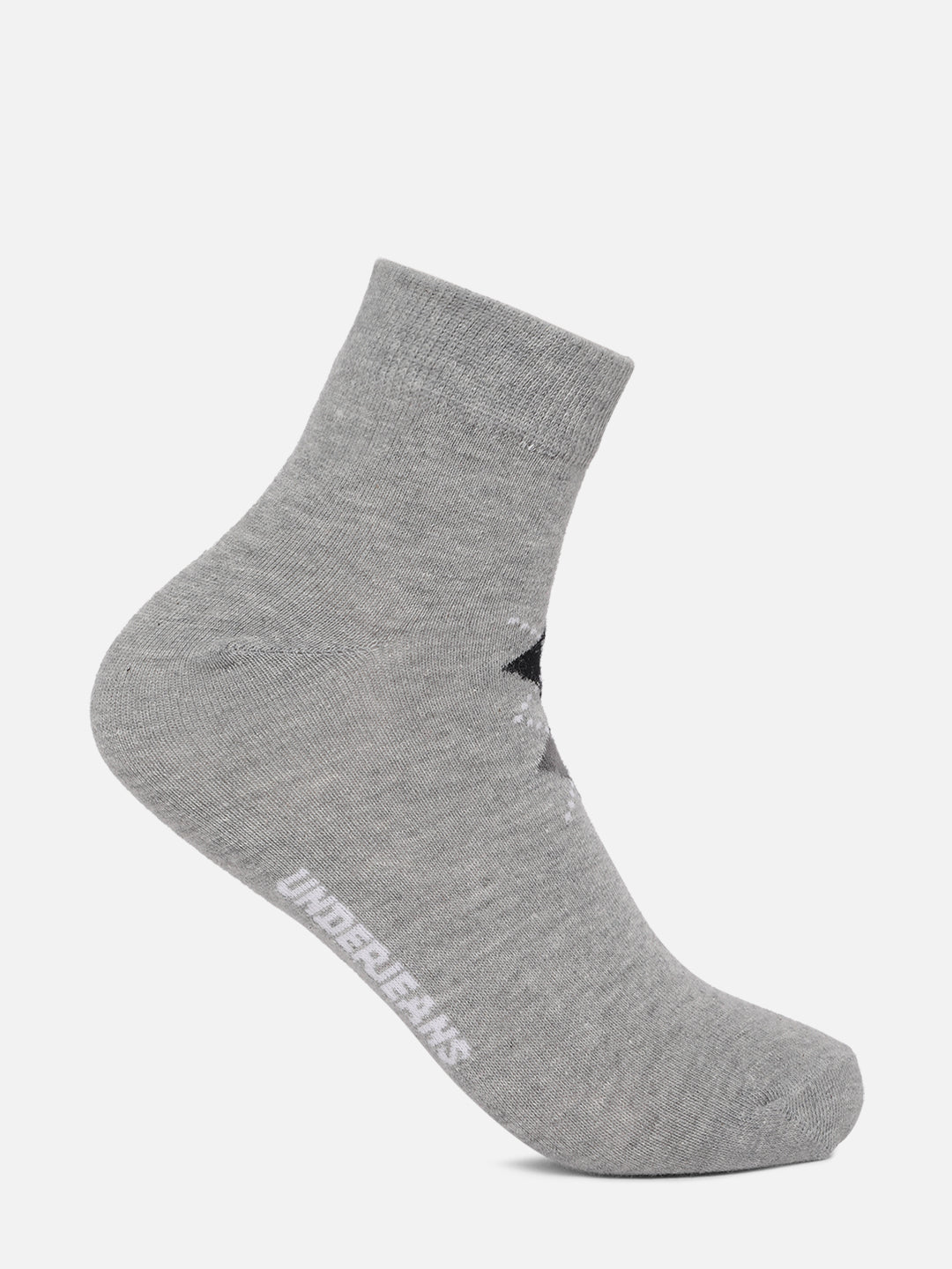 Men Assorted Ankle Length (Non Terry) Socks Pack Of 2- Underjeans By Spykar