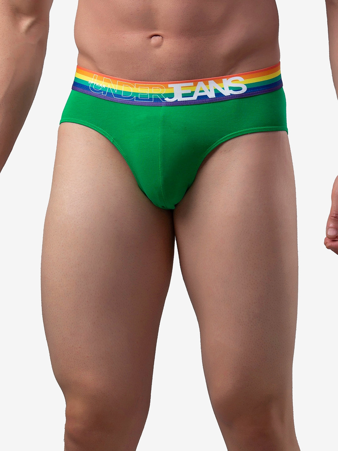 Men Cotton Blend Brief Pack Of 1- Underjeans By Spykar