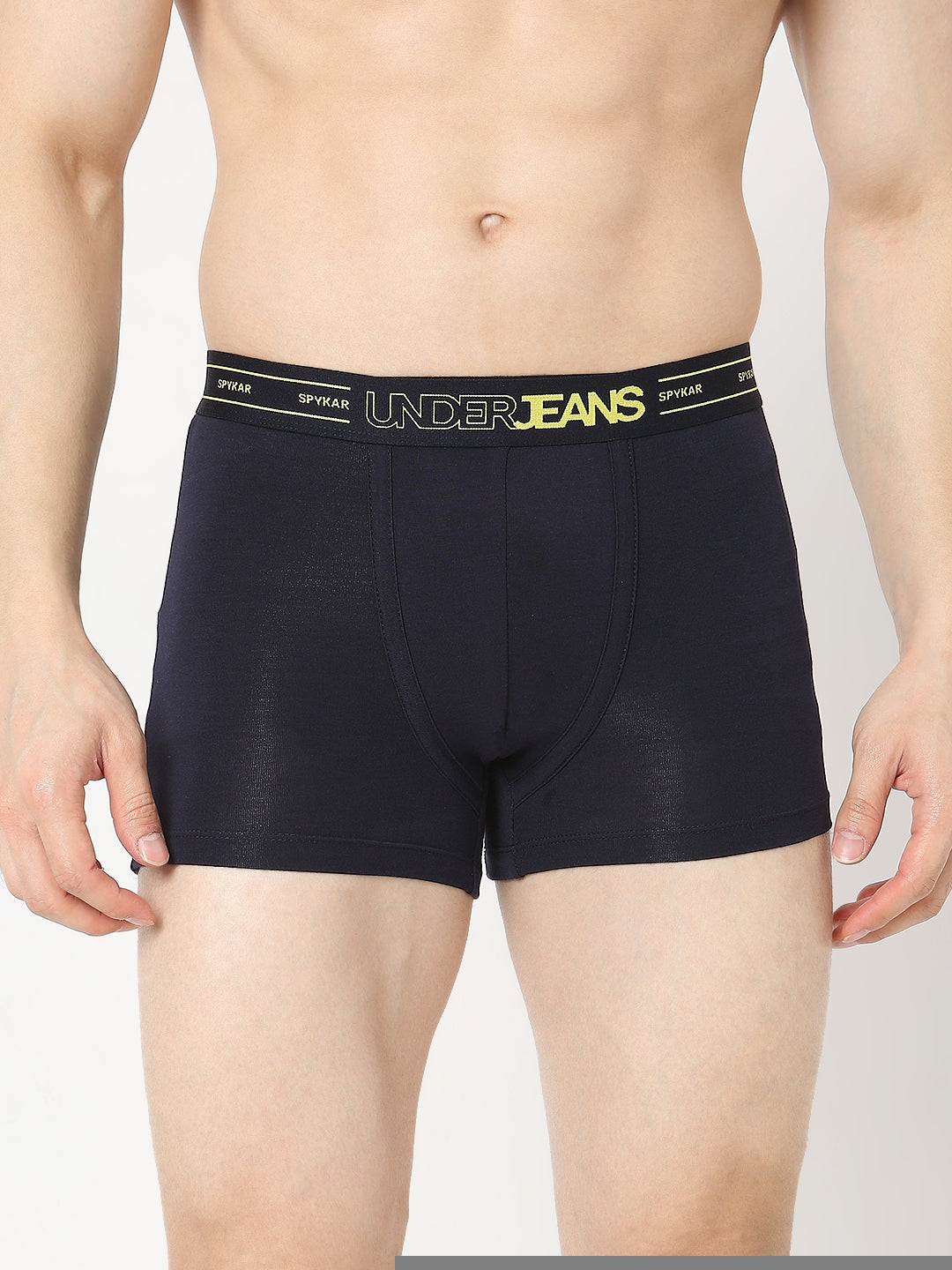 Underjeans by Spykar Men Navy Trunk