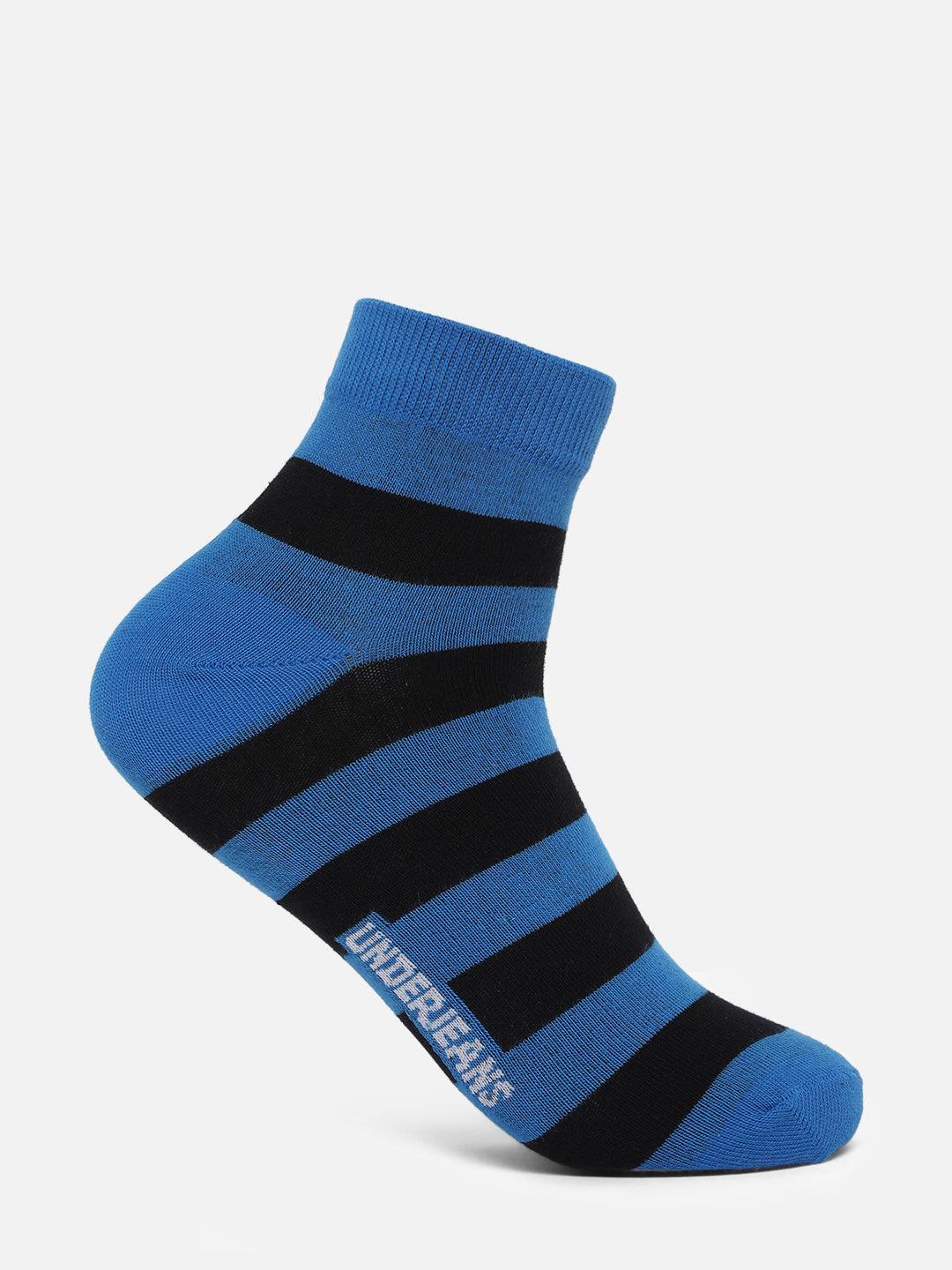 Men Assorted Ankle Length (Non Terry) Socks Pack Of 2- Underjeans By Spykar