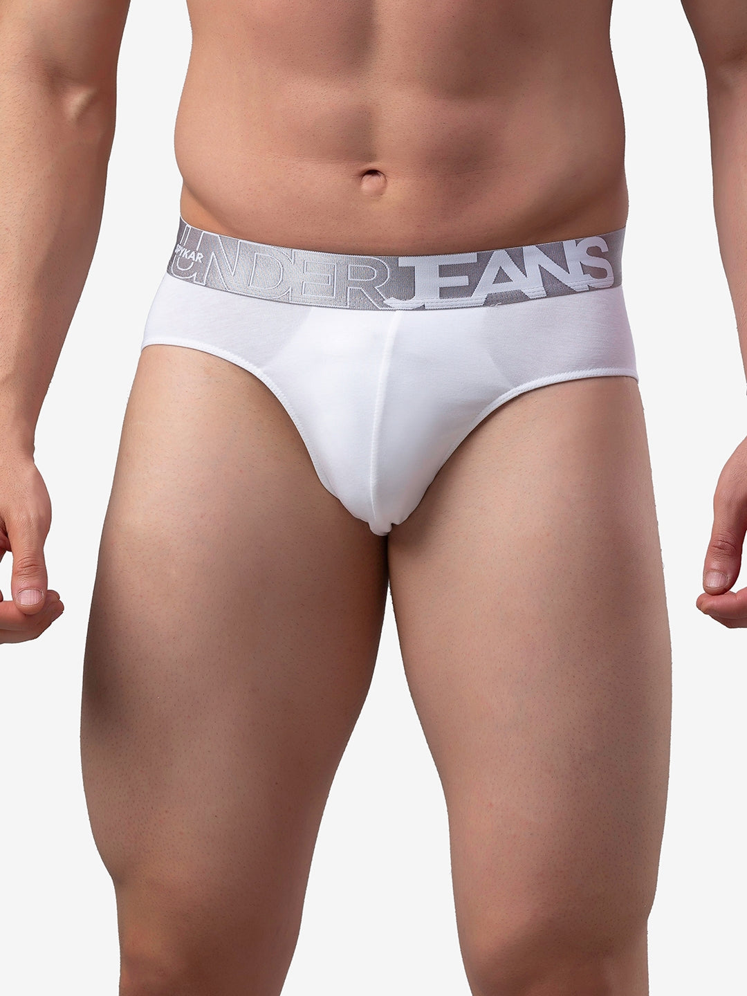 Men Cotton Blend Brief (Pack Of 1)- Underjeans By Spykar