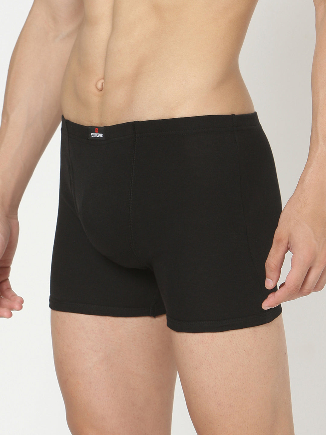 Underjeans By Spykar Men Black Cotton Trunk