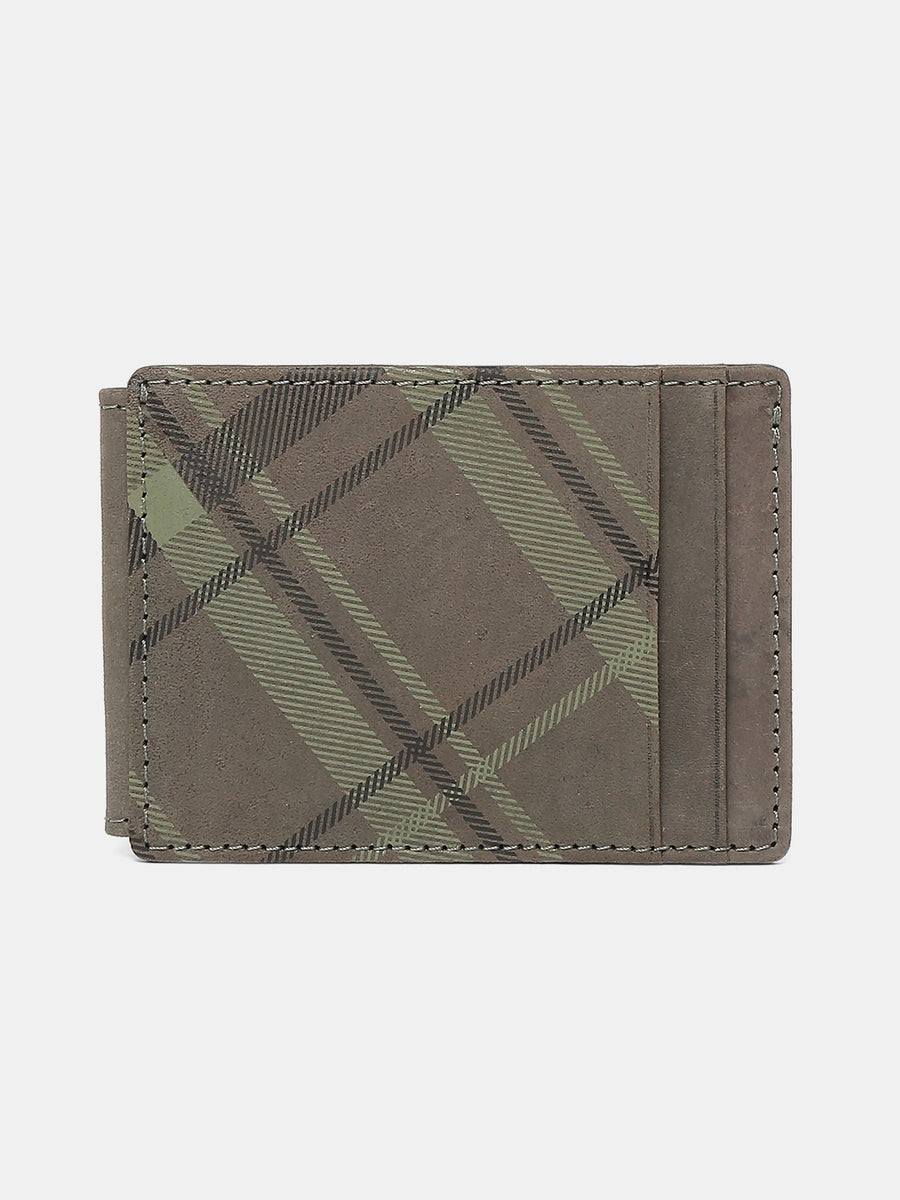 Burberry London Check Money Clip Card Holder