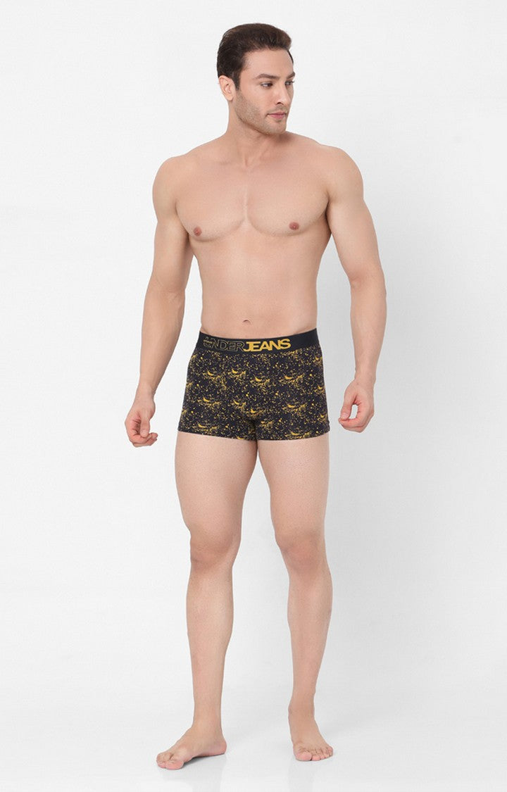 Underjeans By Spykar Men Navy Blue Trunks