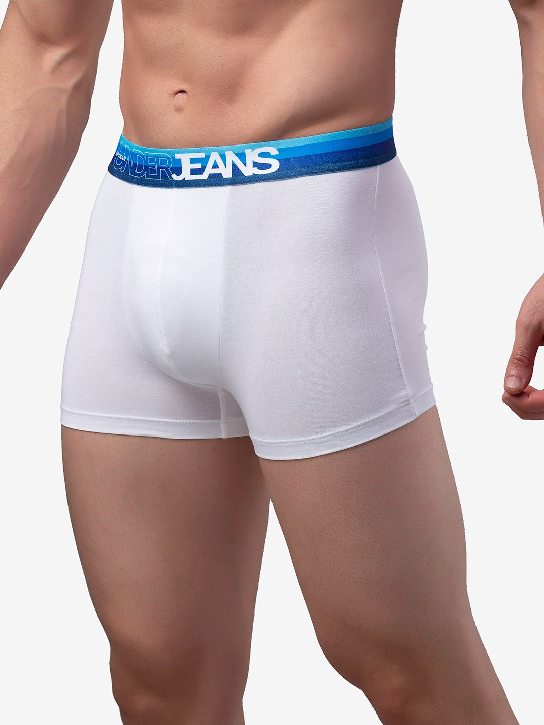 Men Cotton Blend Trunk Pack Of 1- Underjeans By Spykar