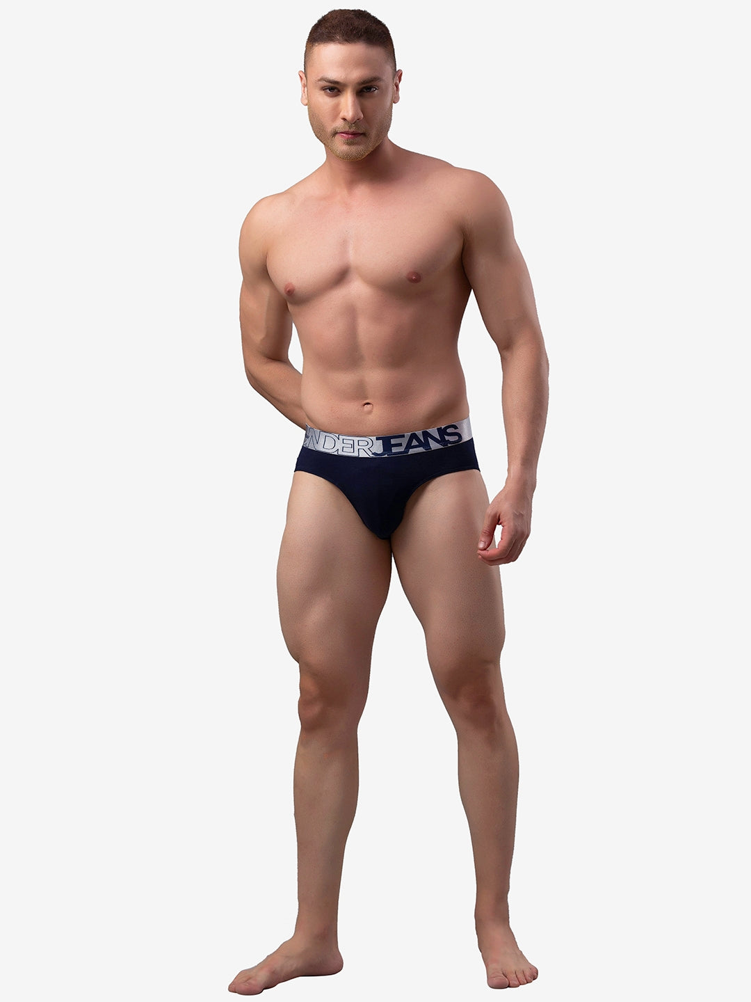 Men Cotton Blend Brief (Pack Of 1)- Underjeans By Spykar