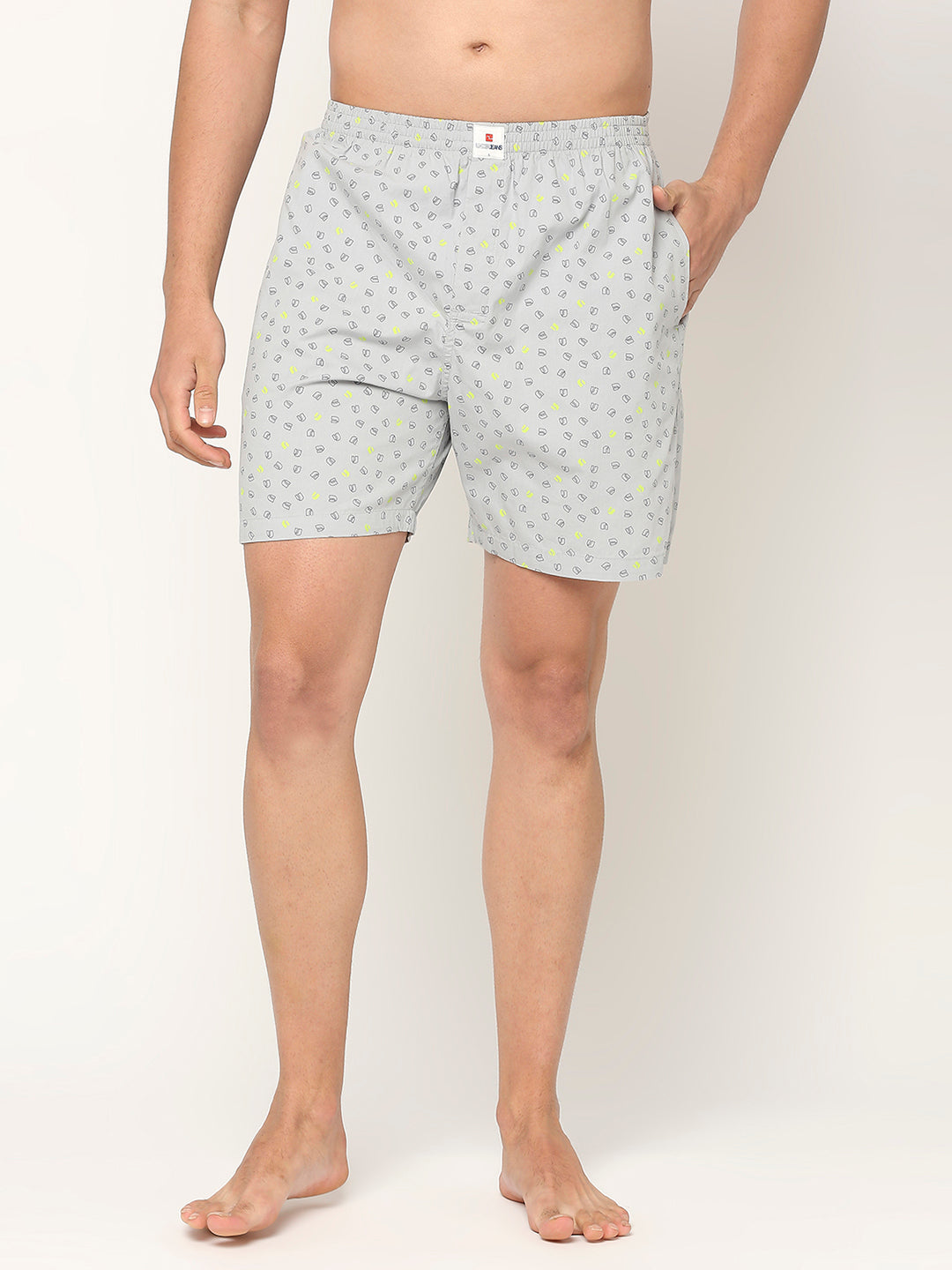 Underjeans By Spykar Men Printed Cotton Boxer