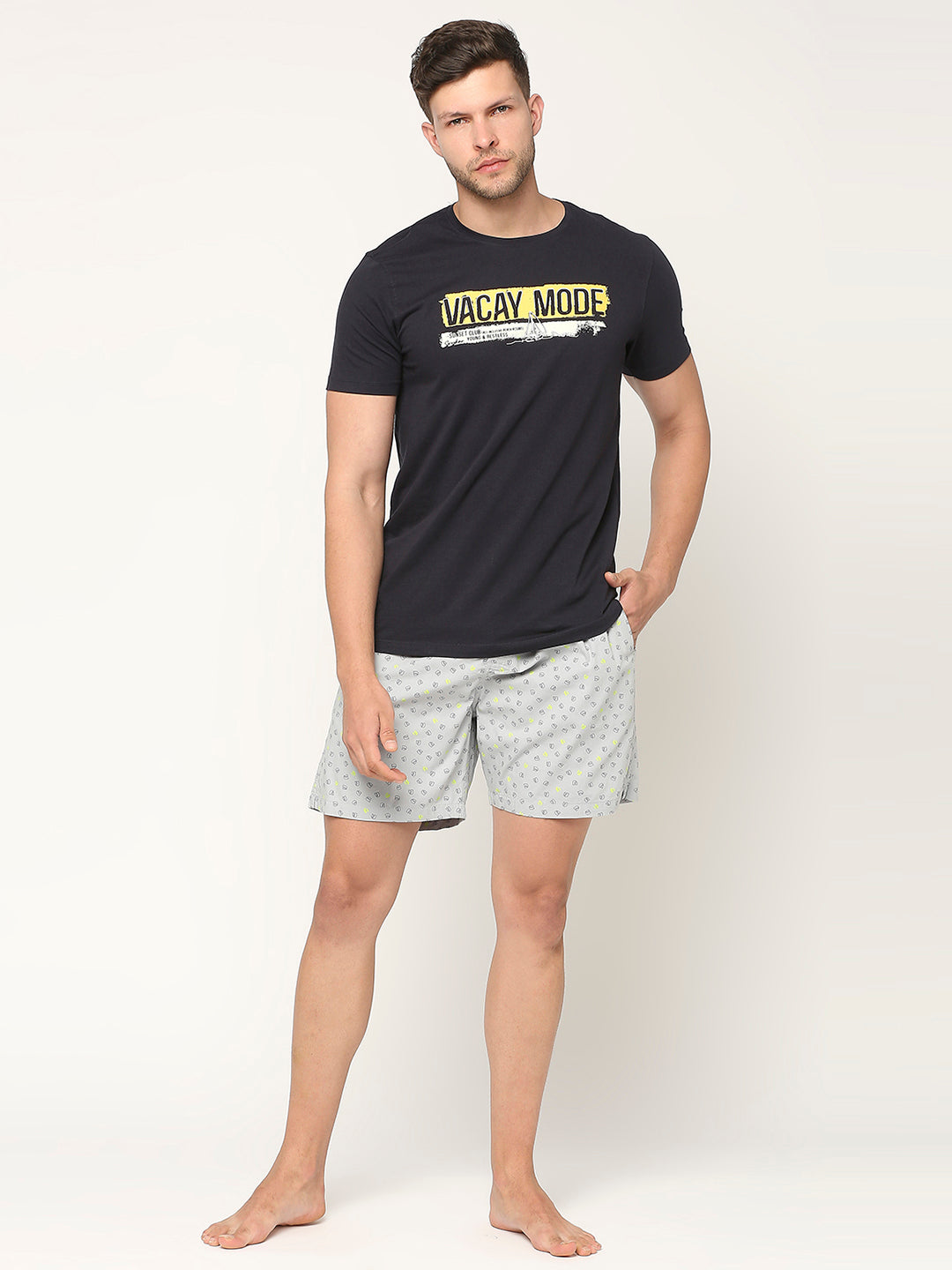 Underjeans By Spykar Men Printed Cotton Boxer
