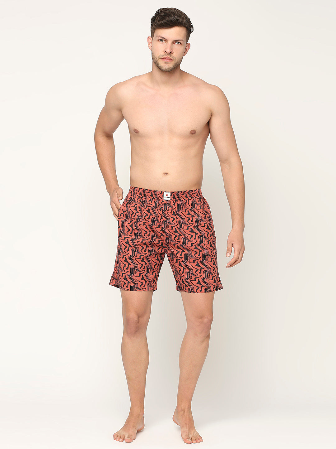 Underjeans By Spykar Men Printed Cotton Boxer